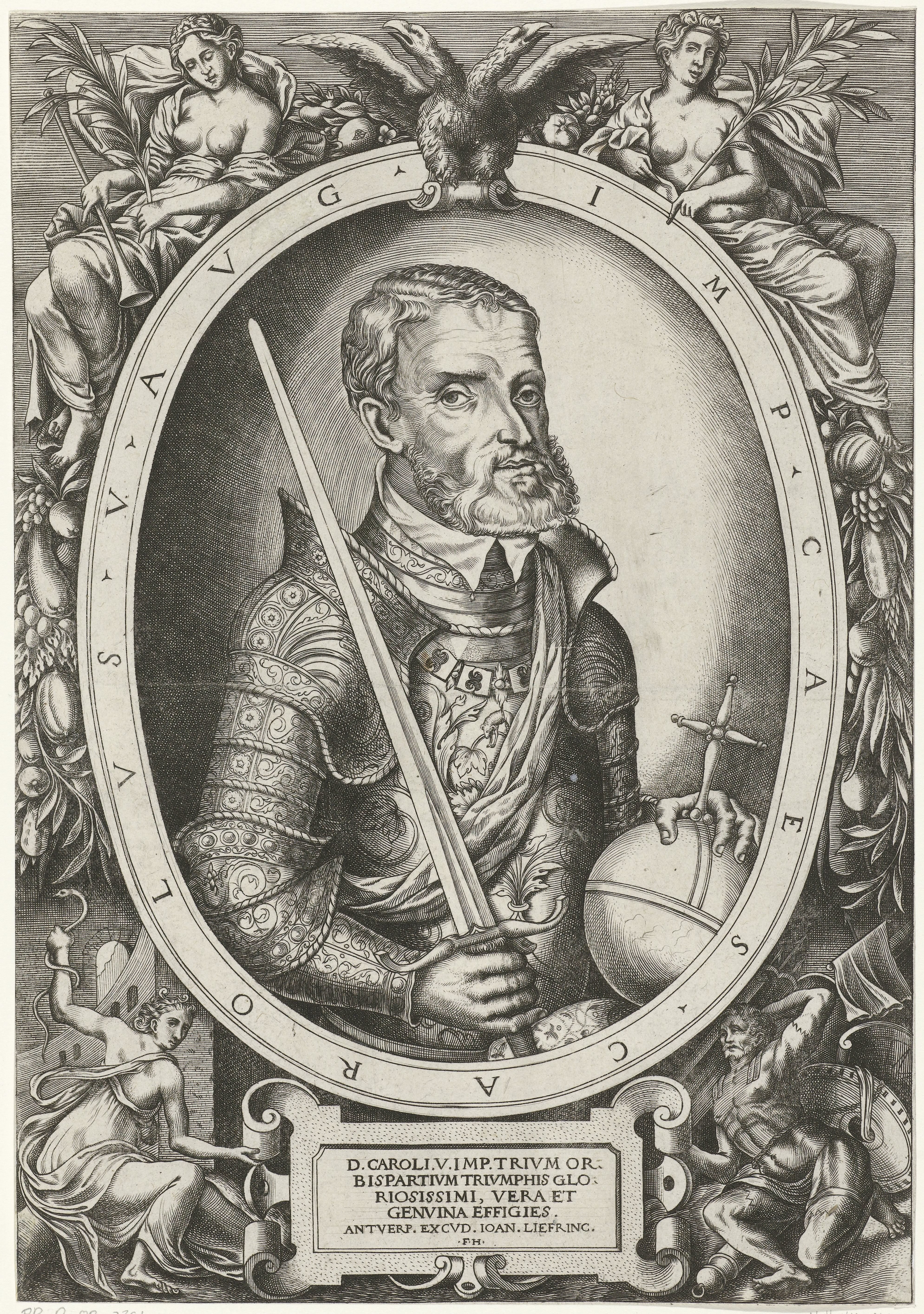 Portret van keizer Karel V