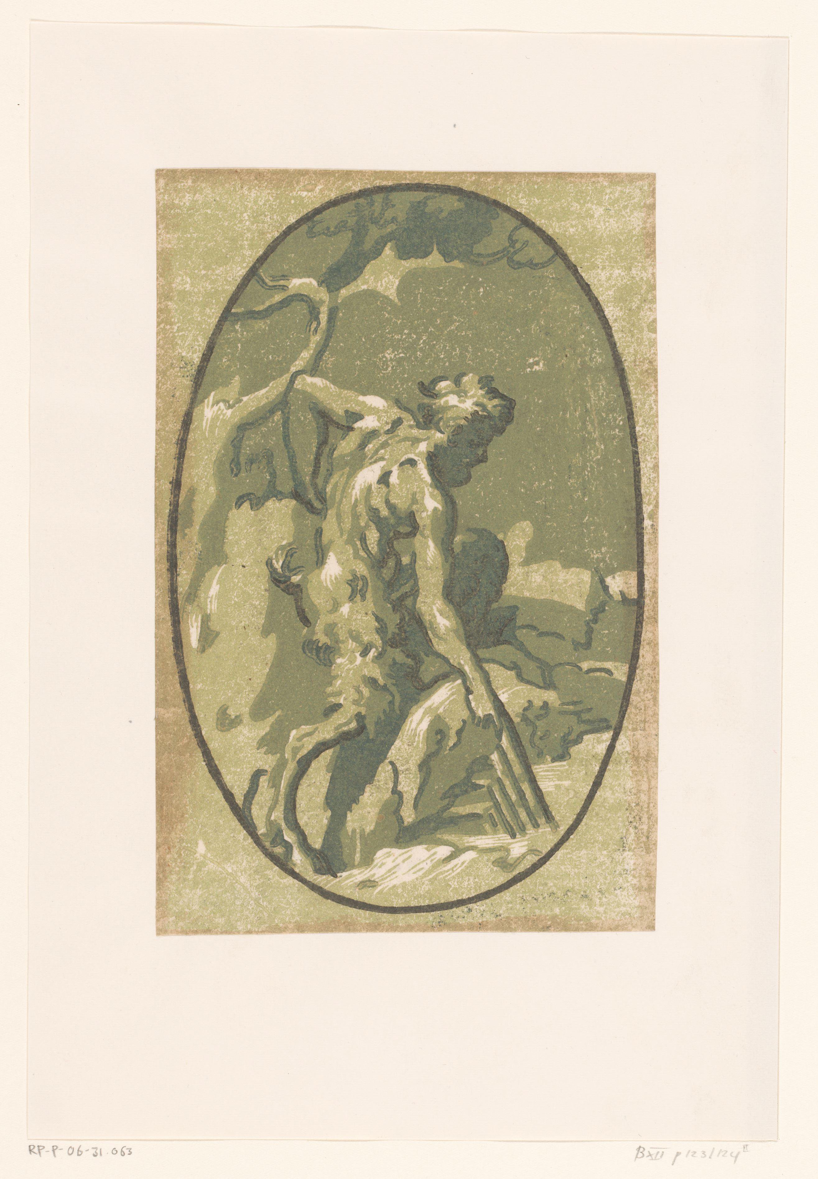Marsyas die Minerva's panfluit vindt