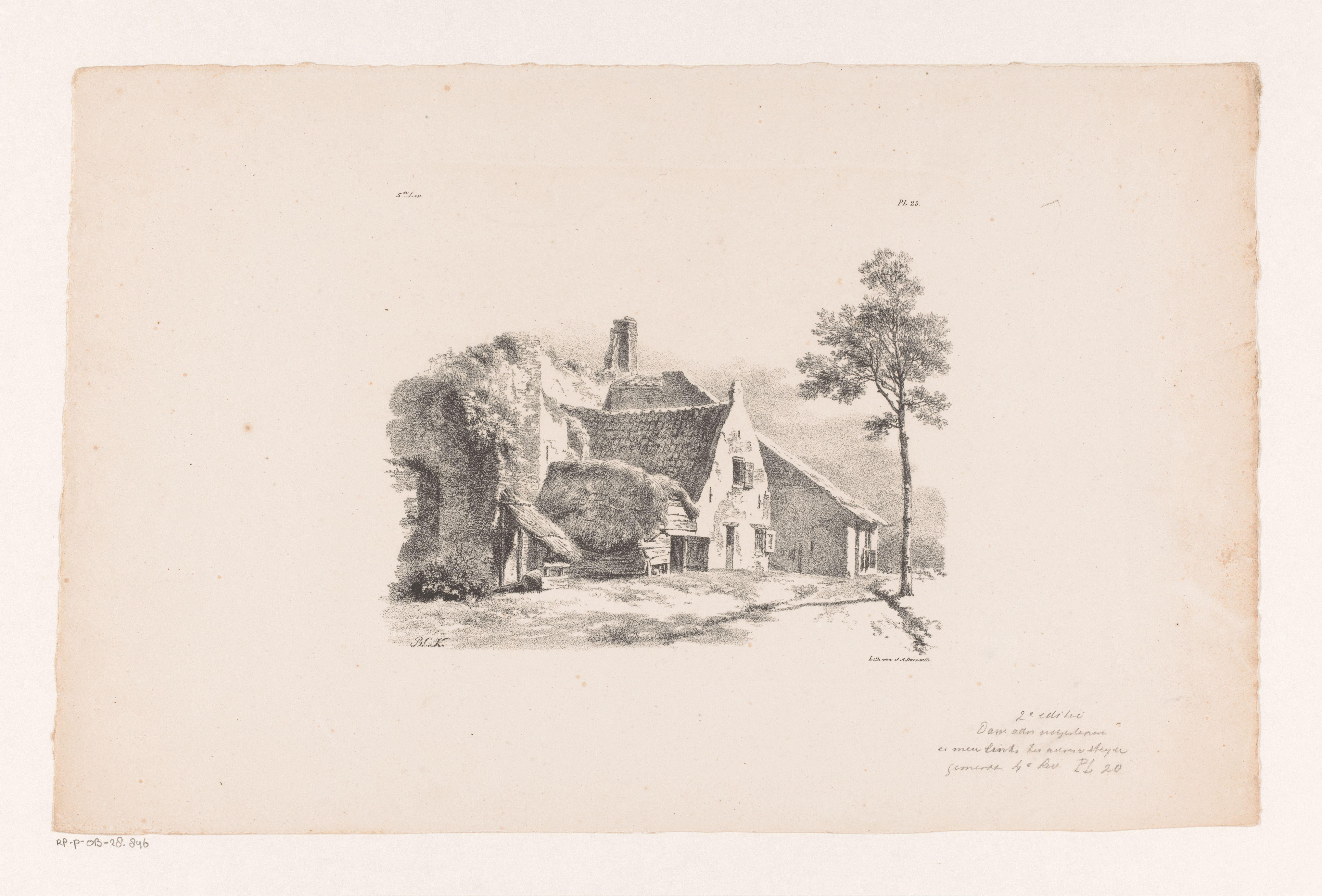 Boerderij bij ruïne