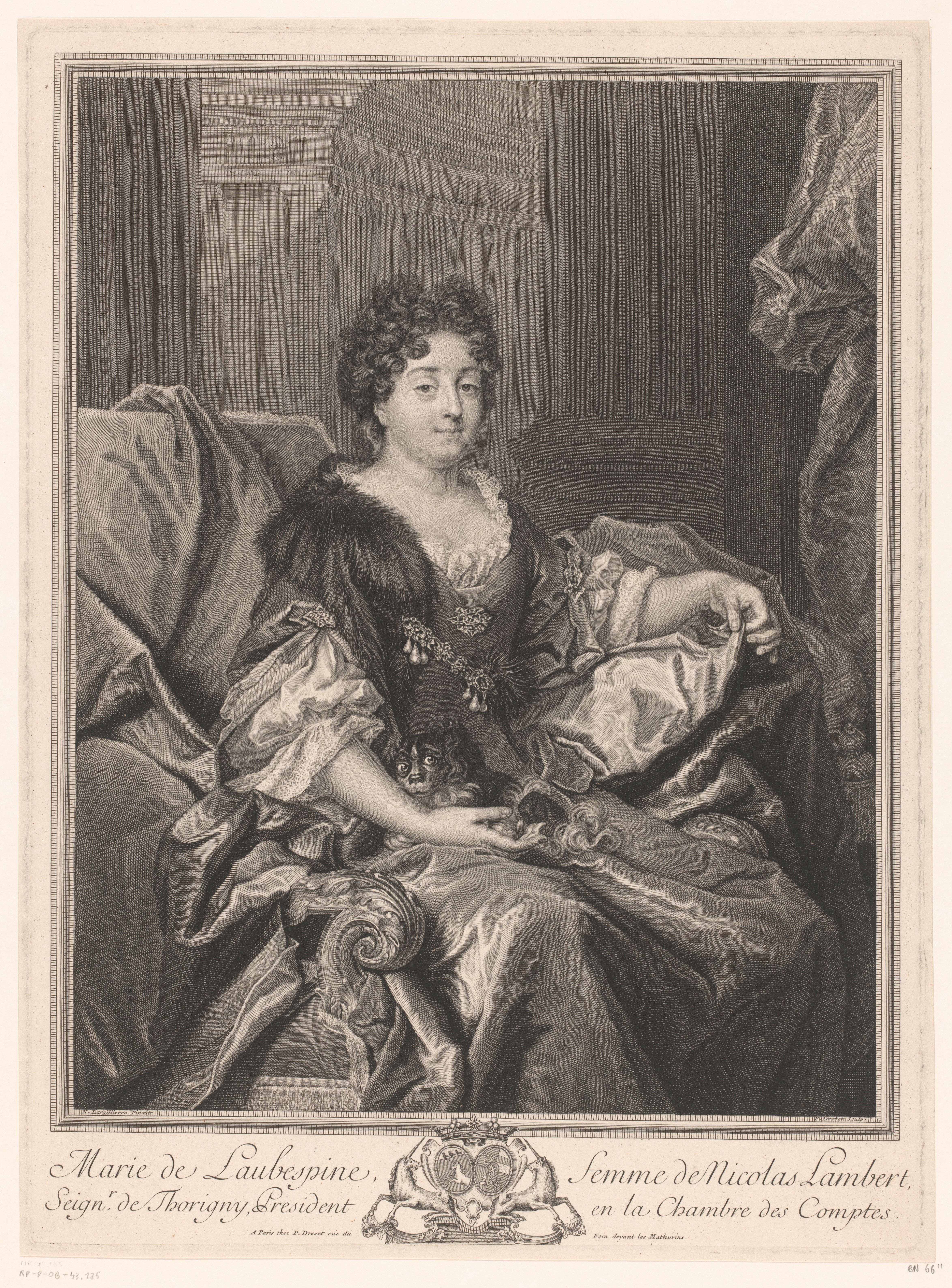 Portret van Marie de L'Aubespine
