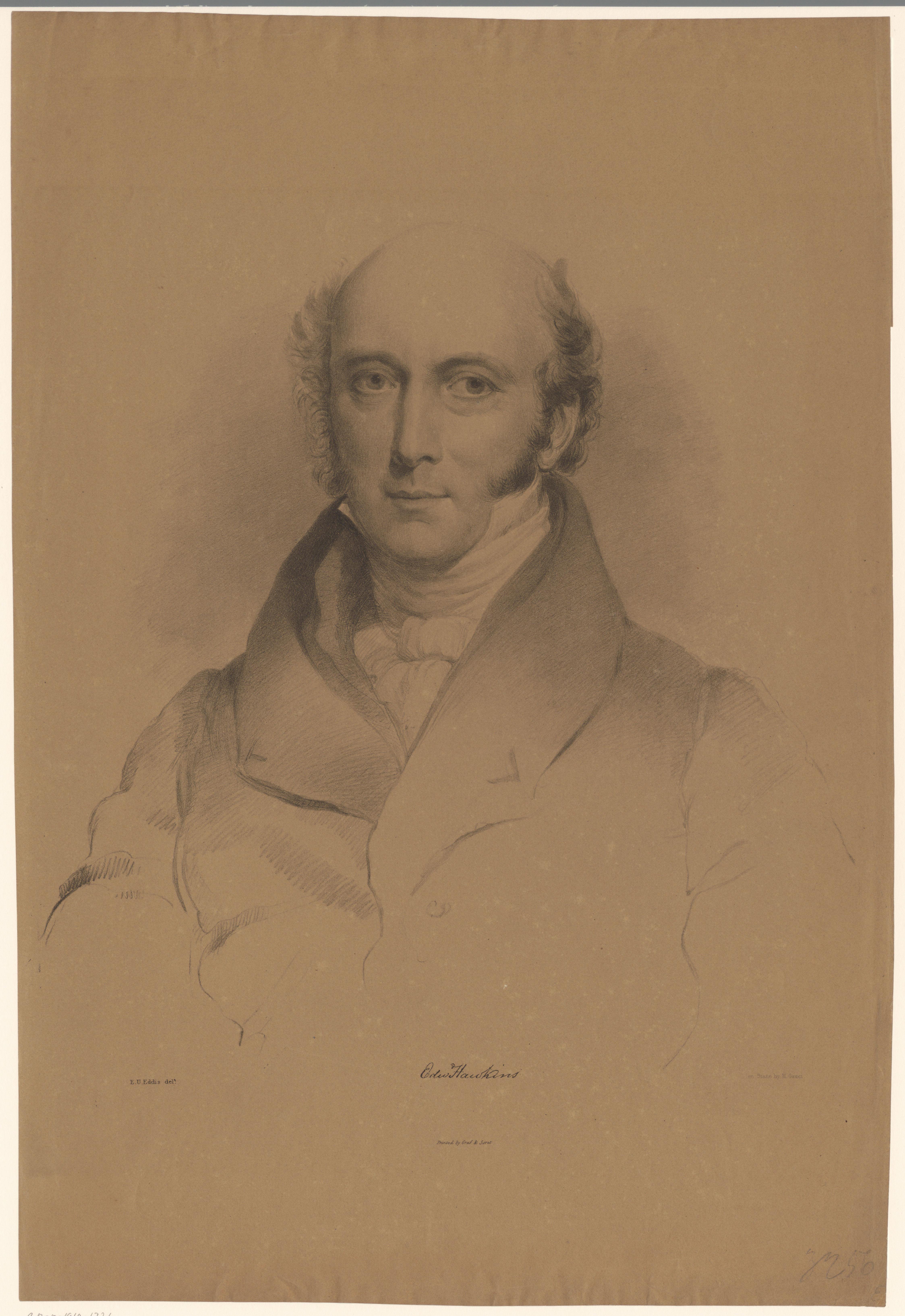 Portret van Edward Hawkins