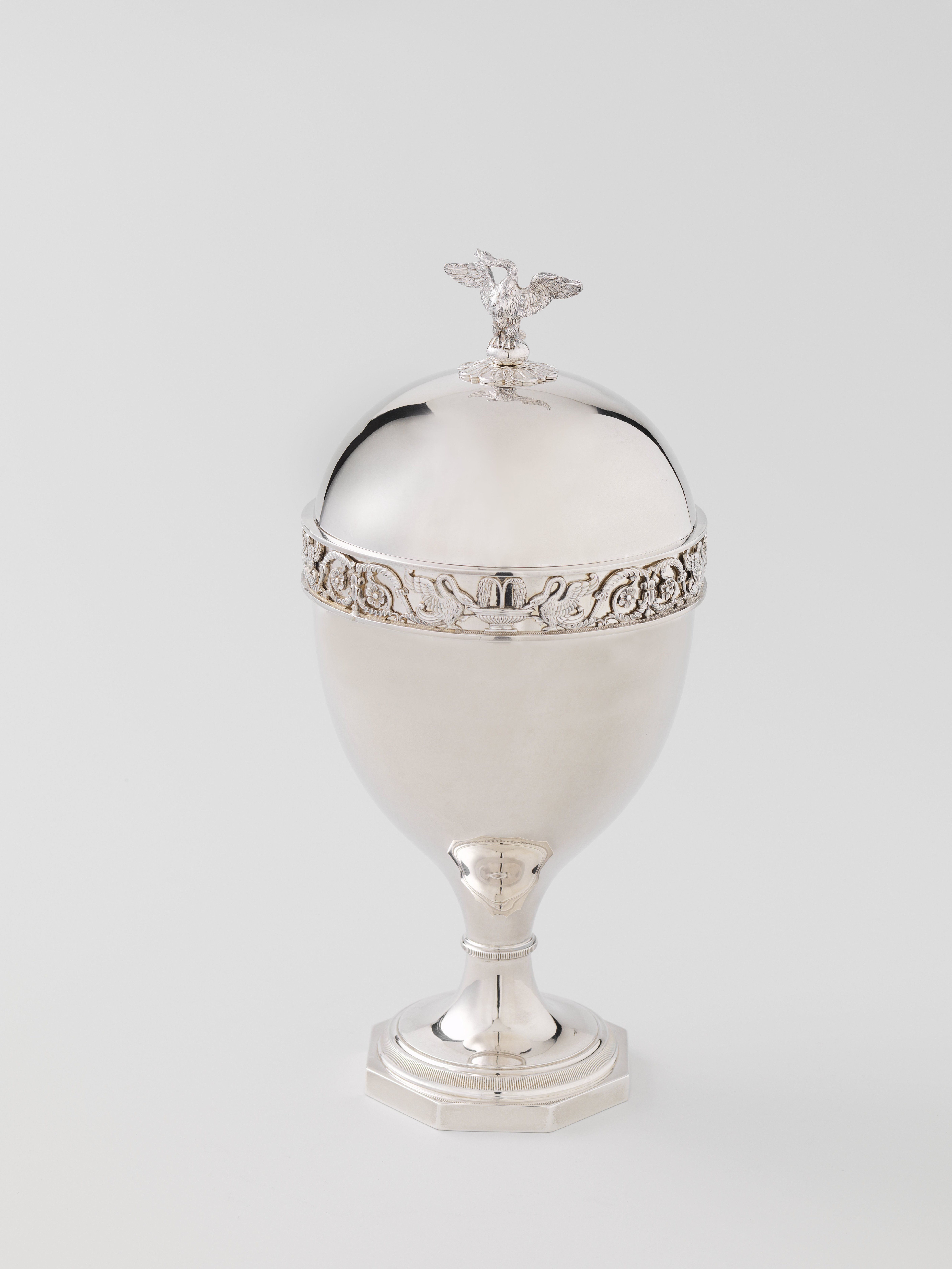 Pair of chestnut vases