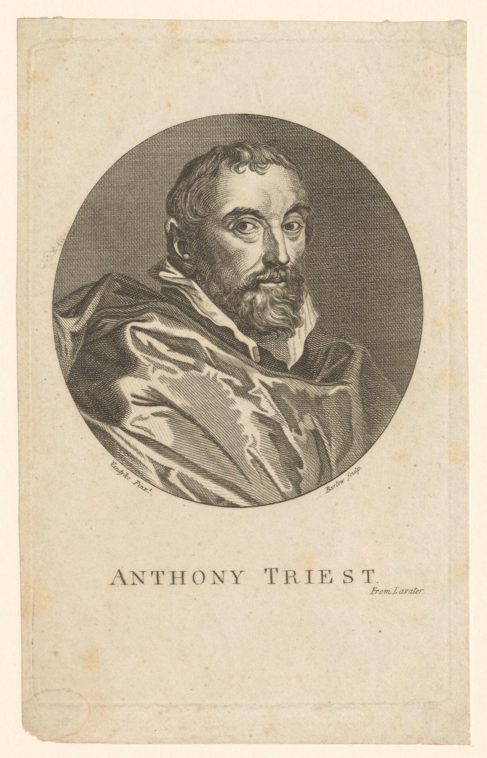 Portret van Antonius Triest