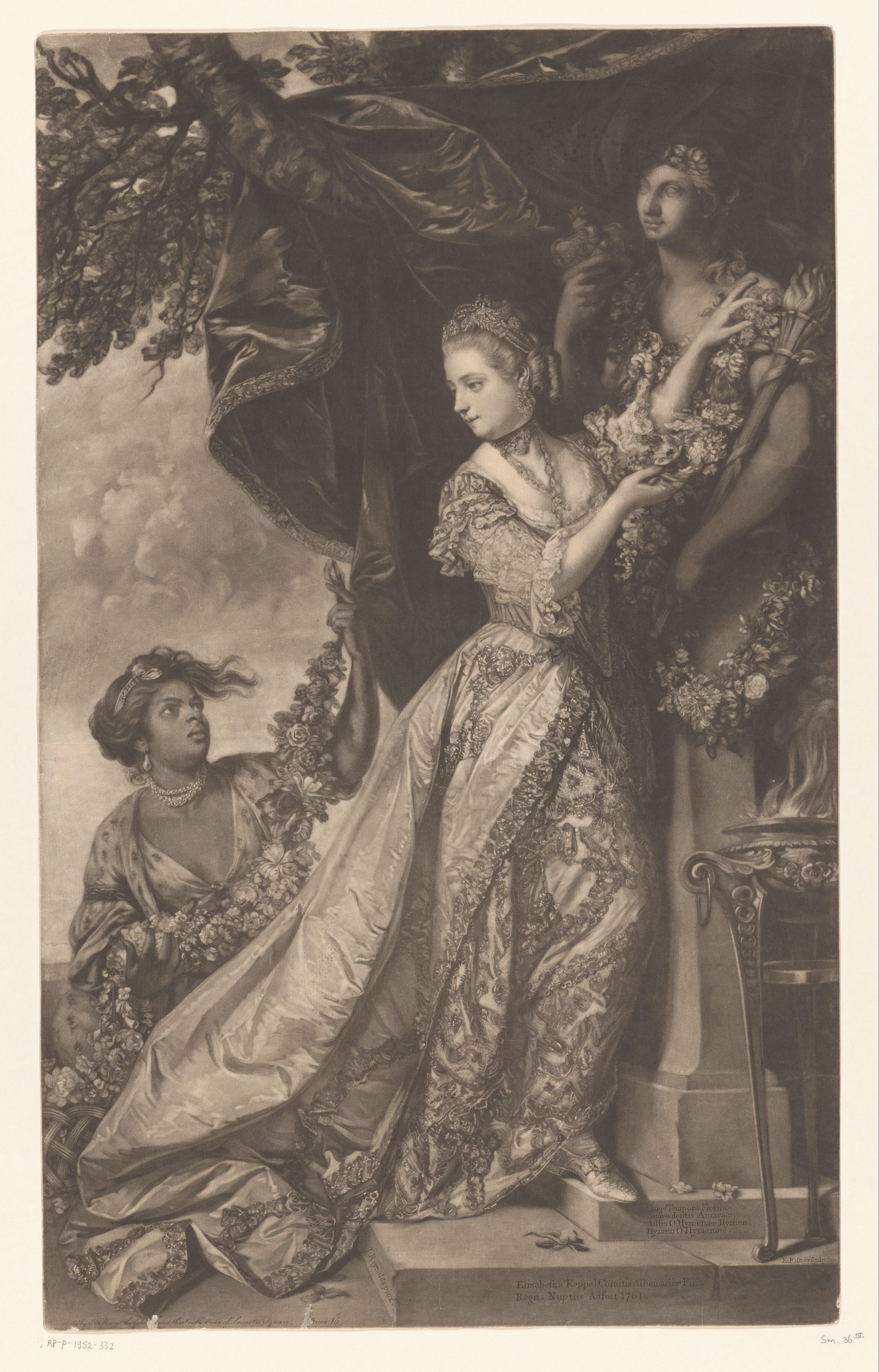 Portret van Elisabeth Keppel