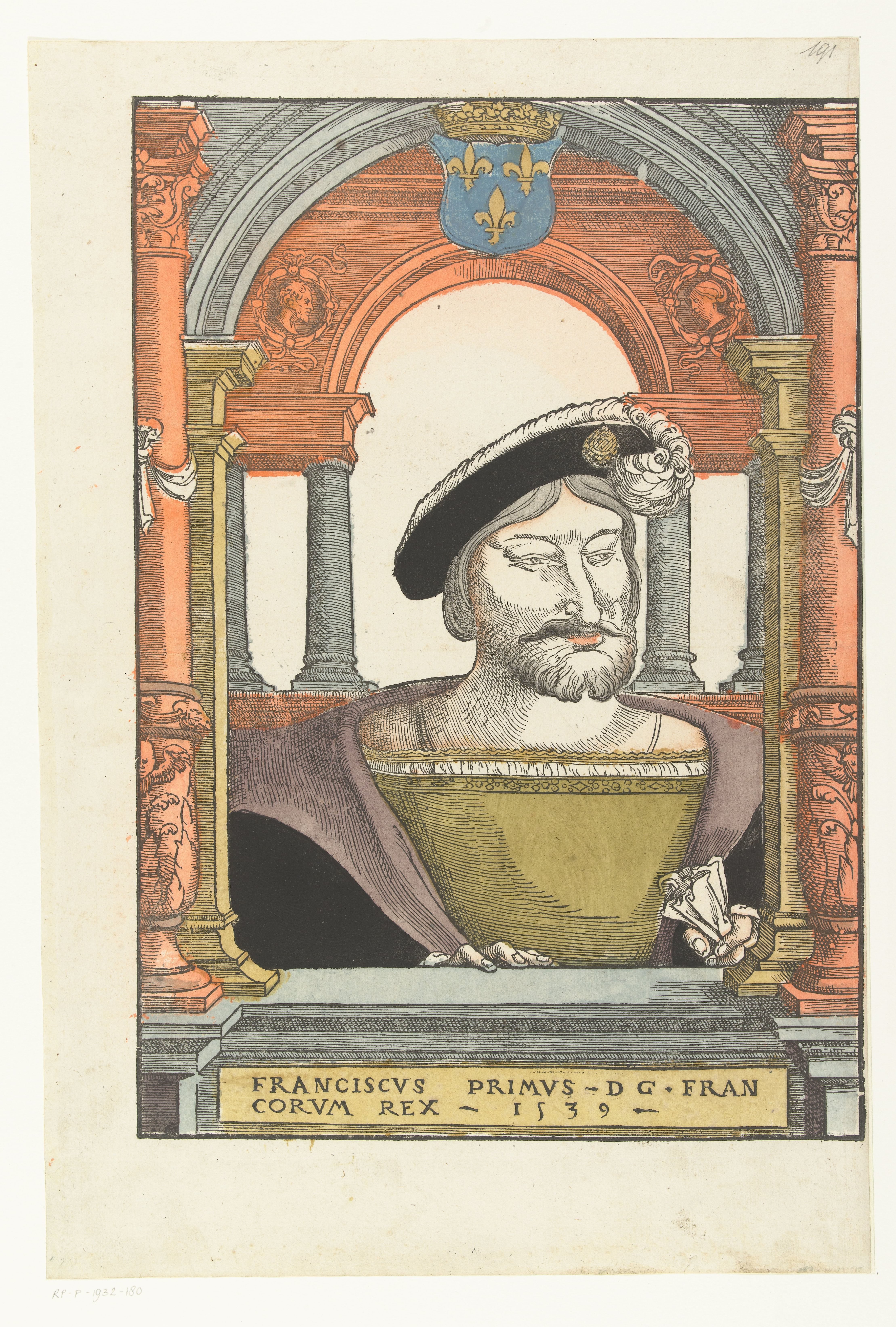 Portret van Frans I van Frankrijk