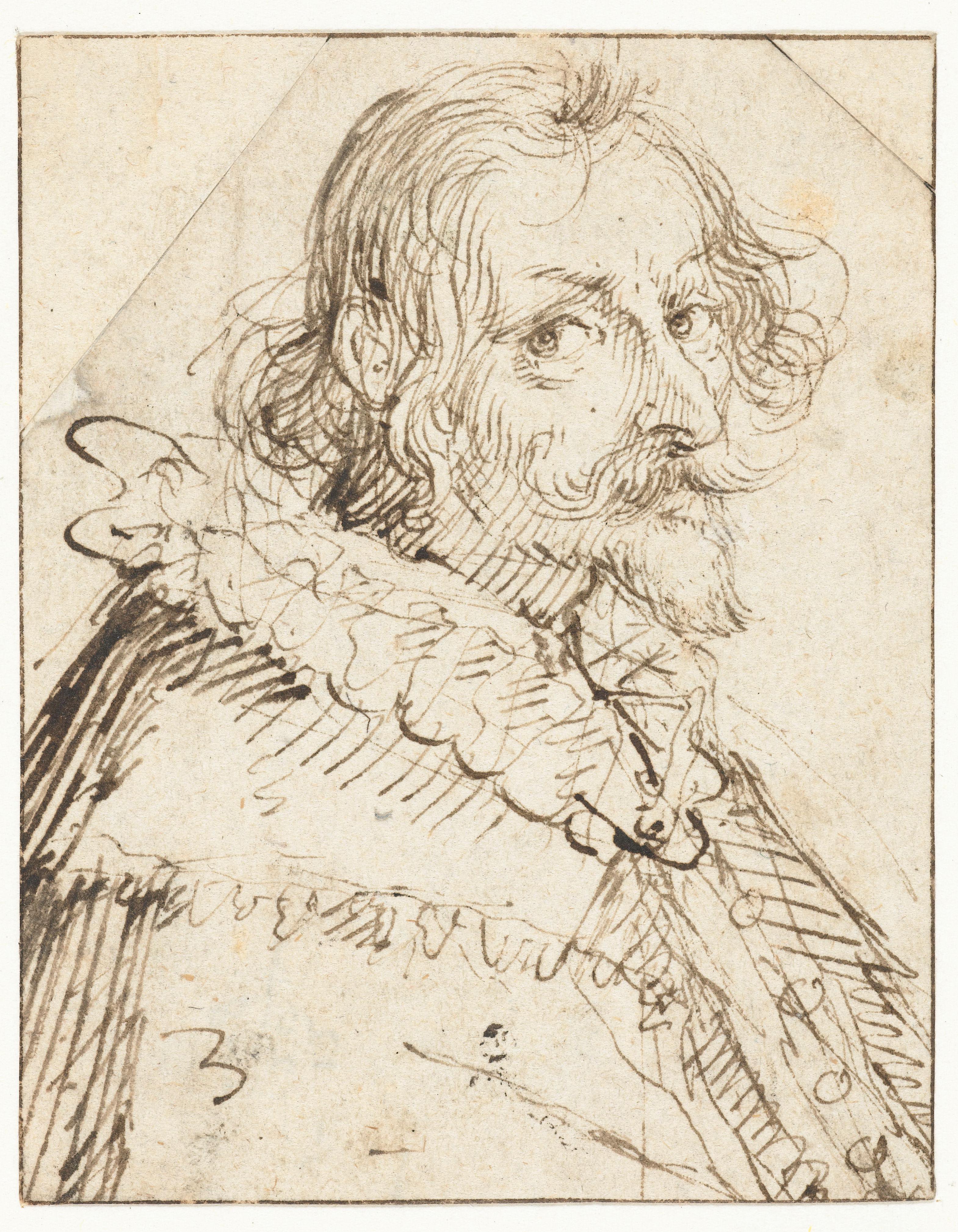 Portret van een onbekende man