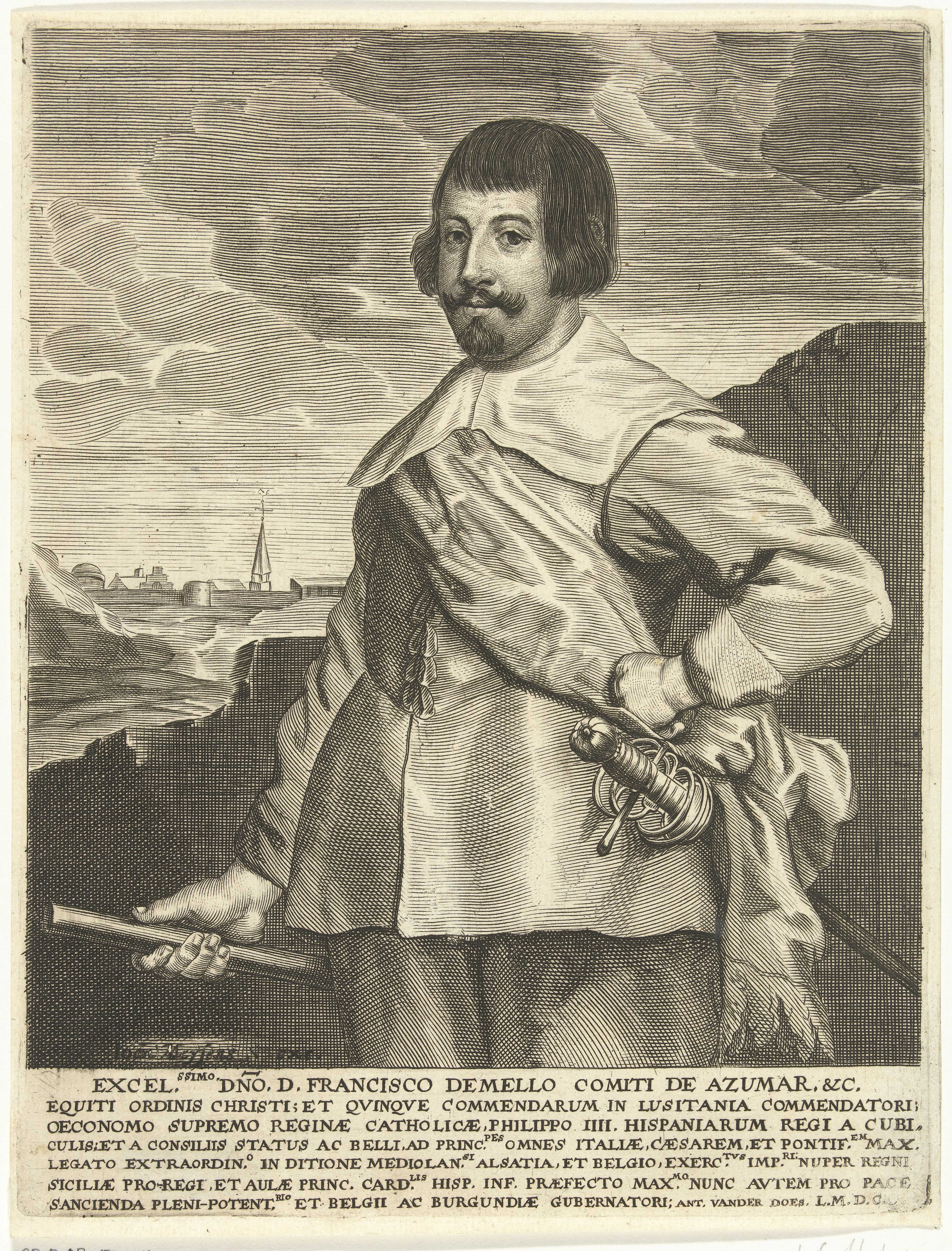 Portret van Francisco de Melo