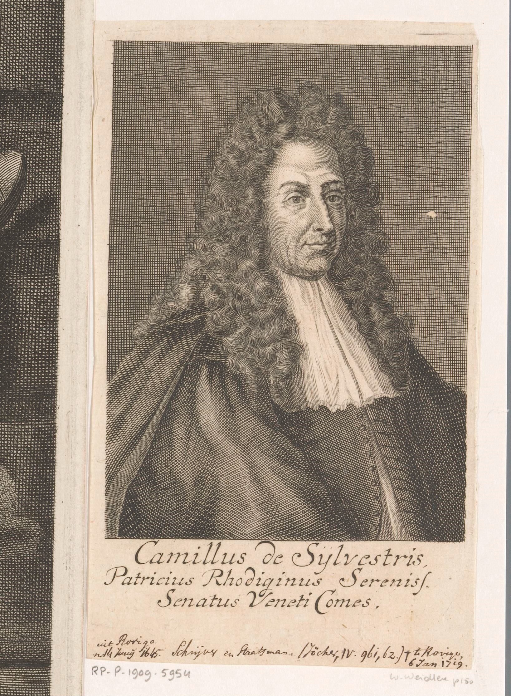 Portret van Camillo Silvestri