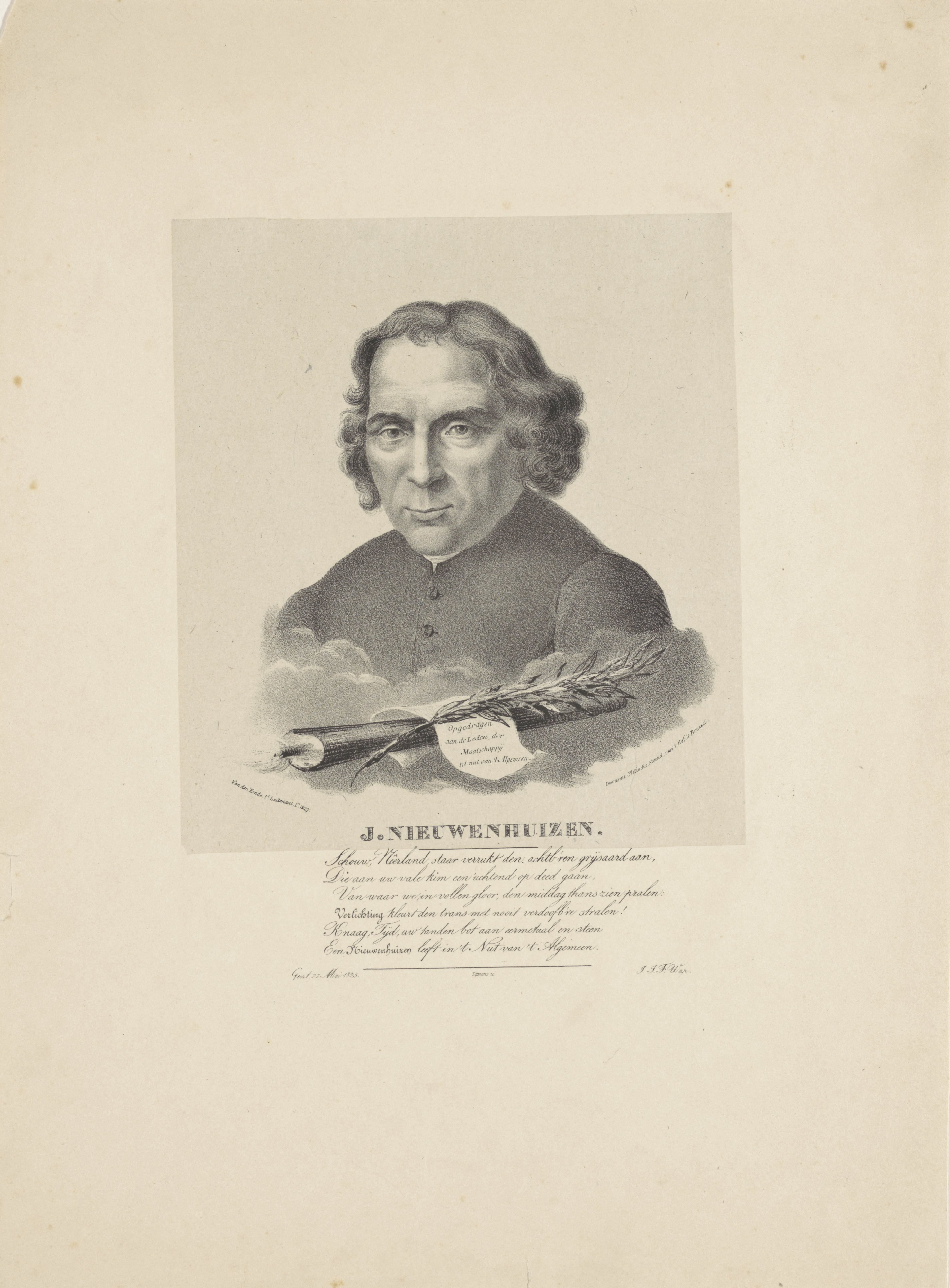 Portret van Jan Nieuwenhuyzen