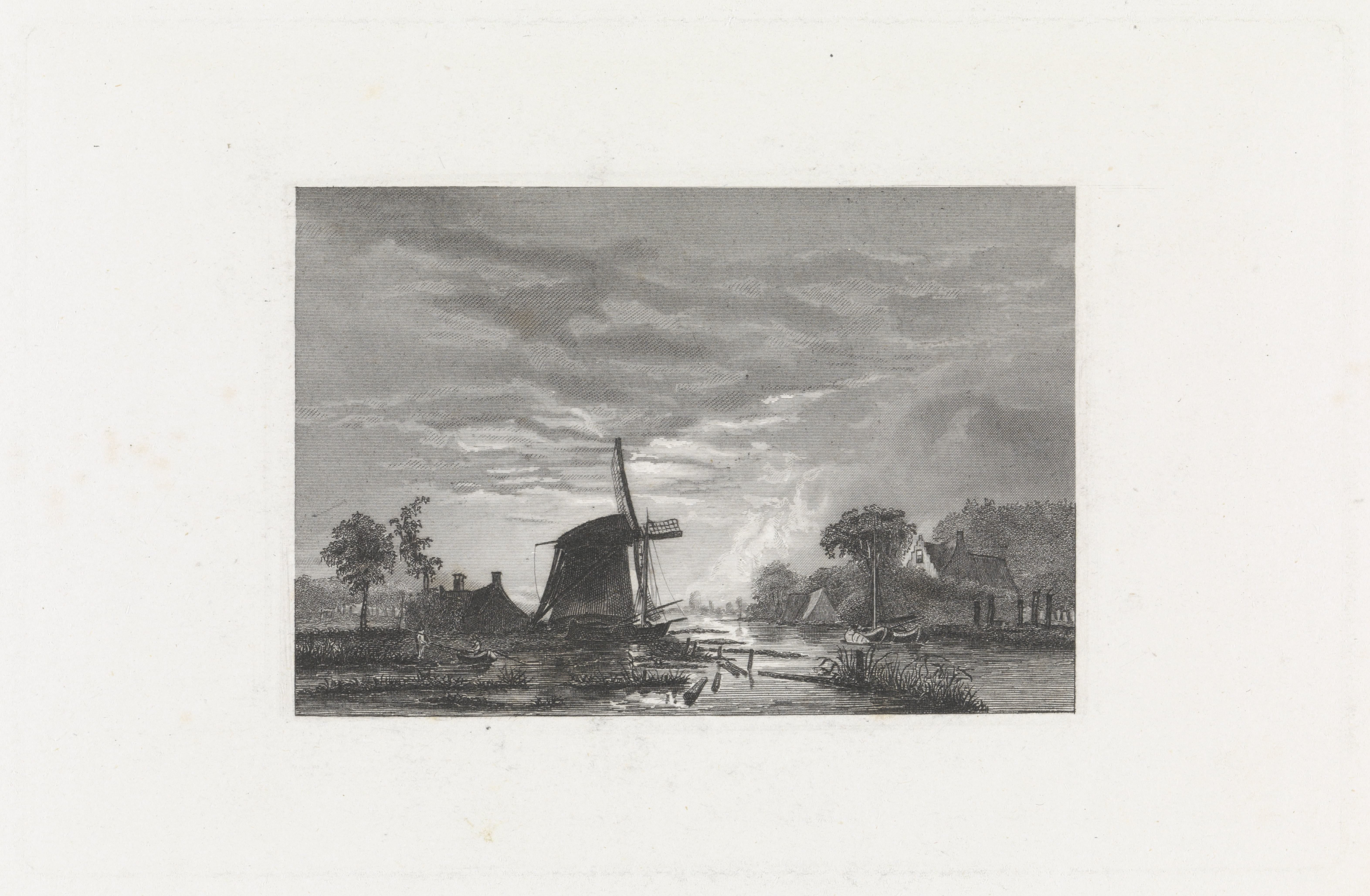 Molen aan een rivier