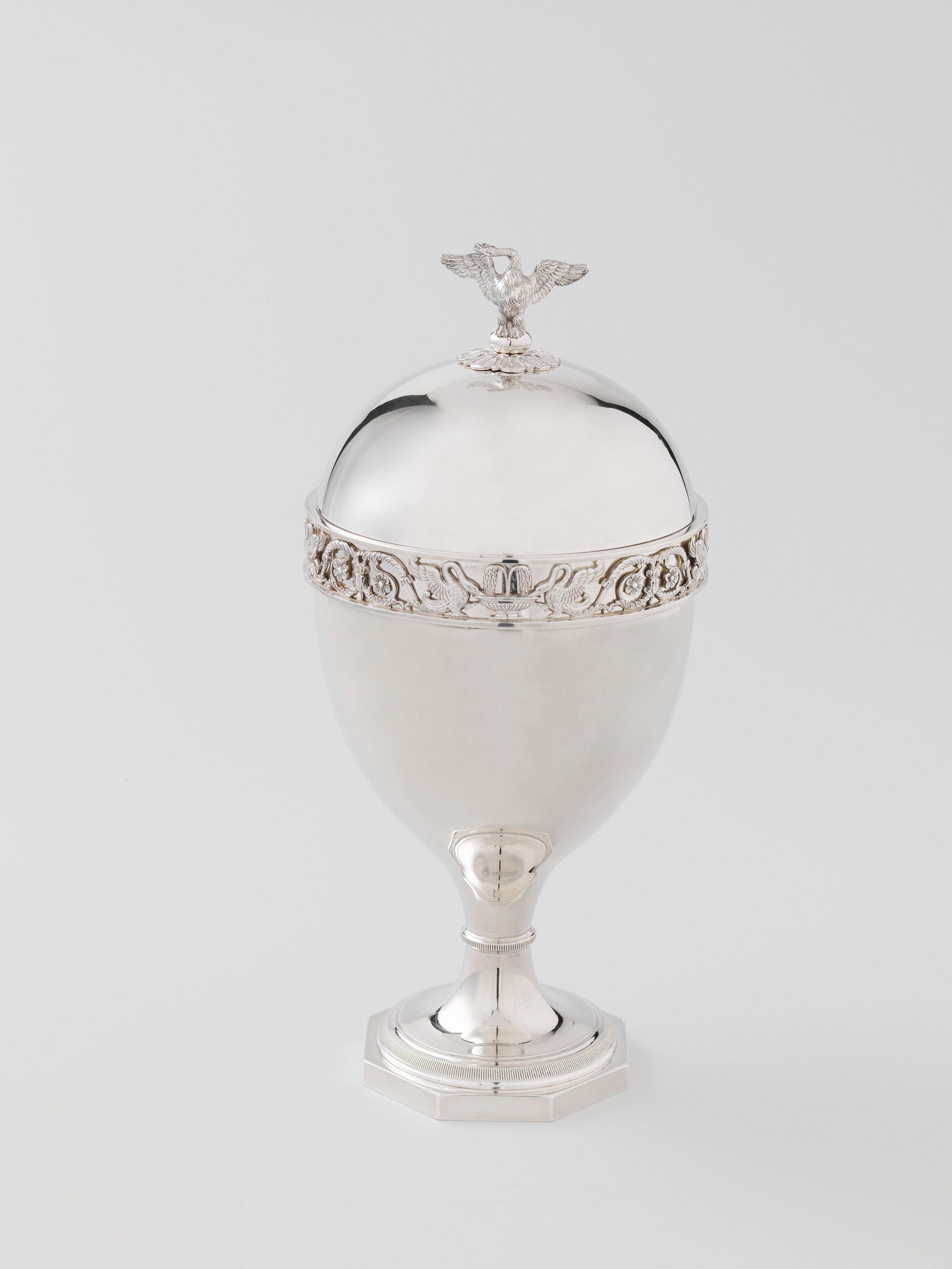 Pair of chestnut vases