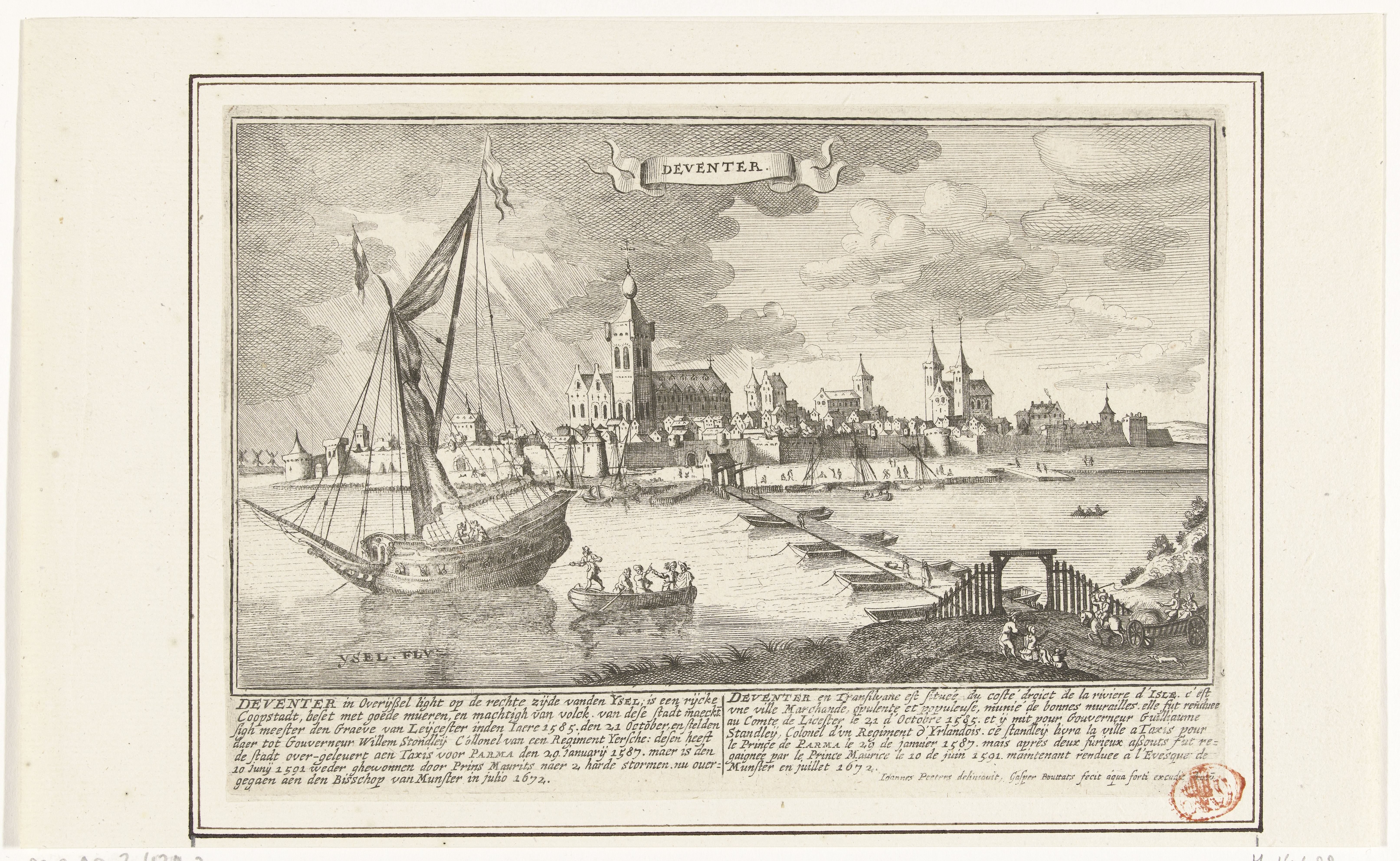 Gezicht op Deventer