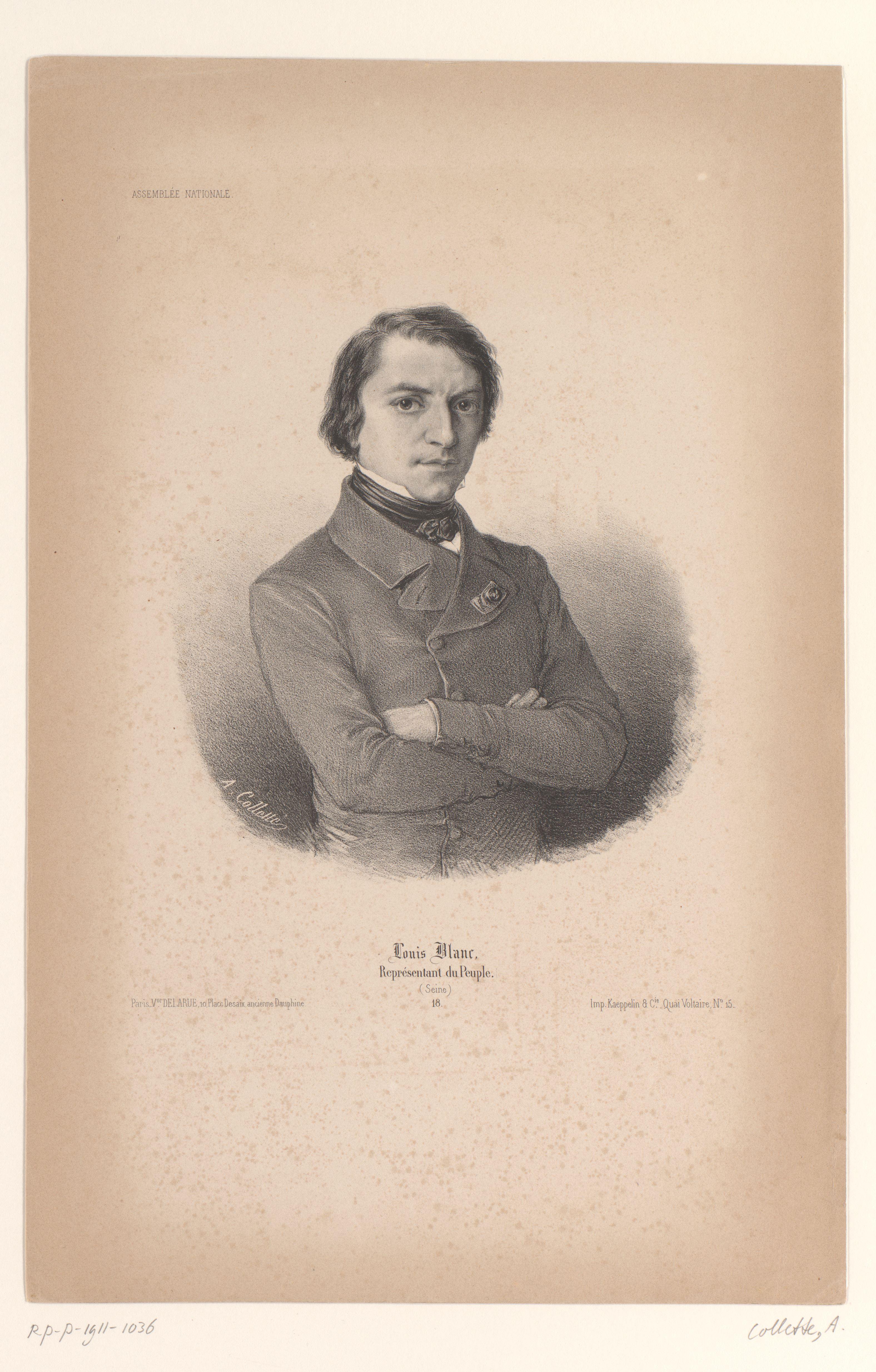 Portret van Louis Blanc