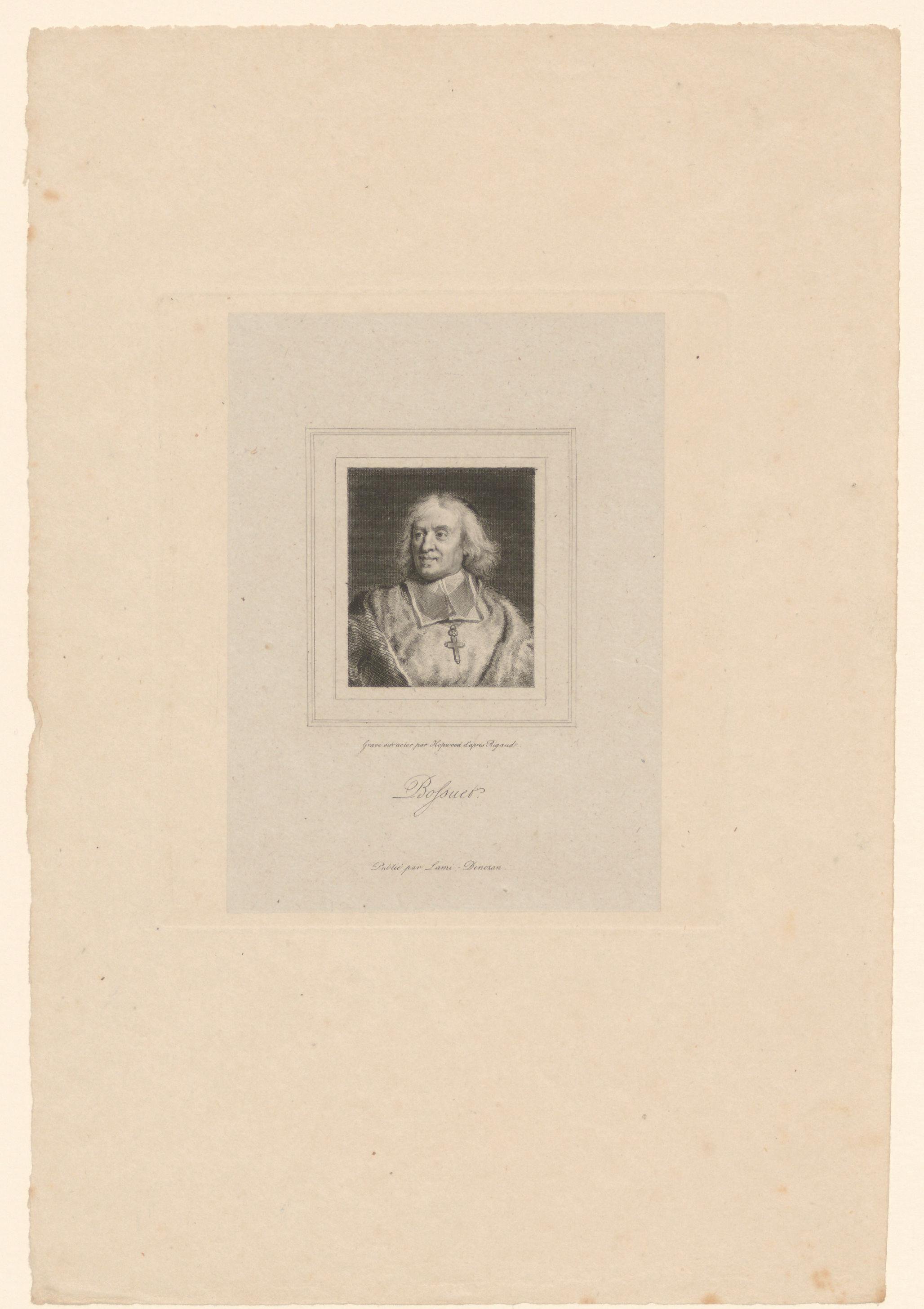 Portret van Jacques Bénigne Bossuet