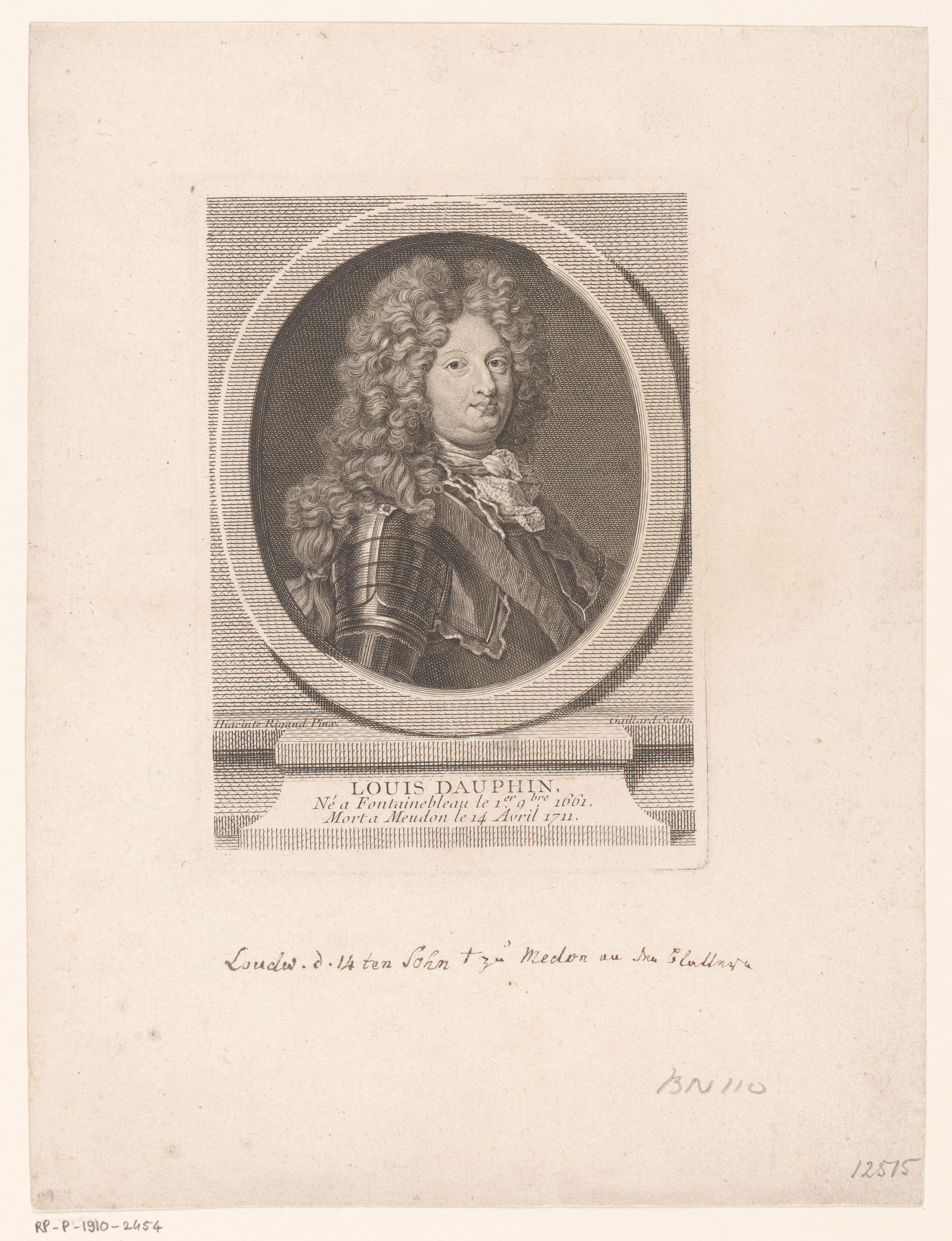 Portret van Lodewijk dauphin van Frankrijk