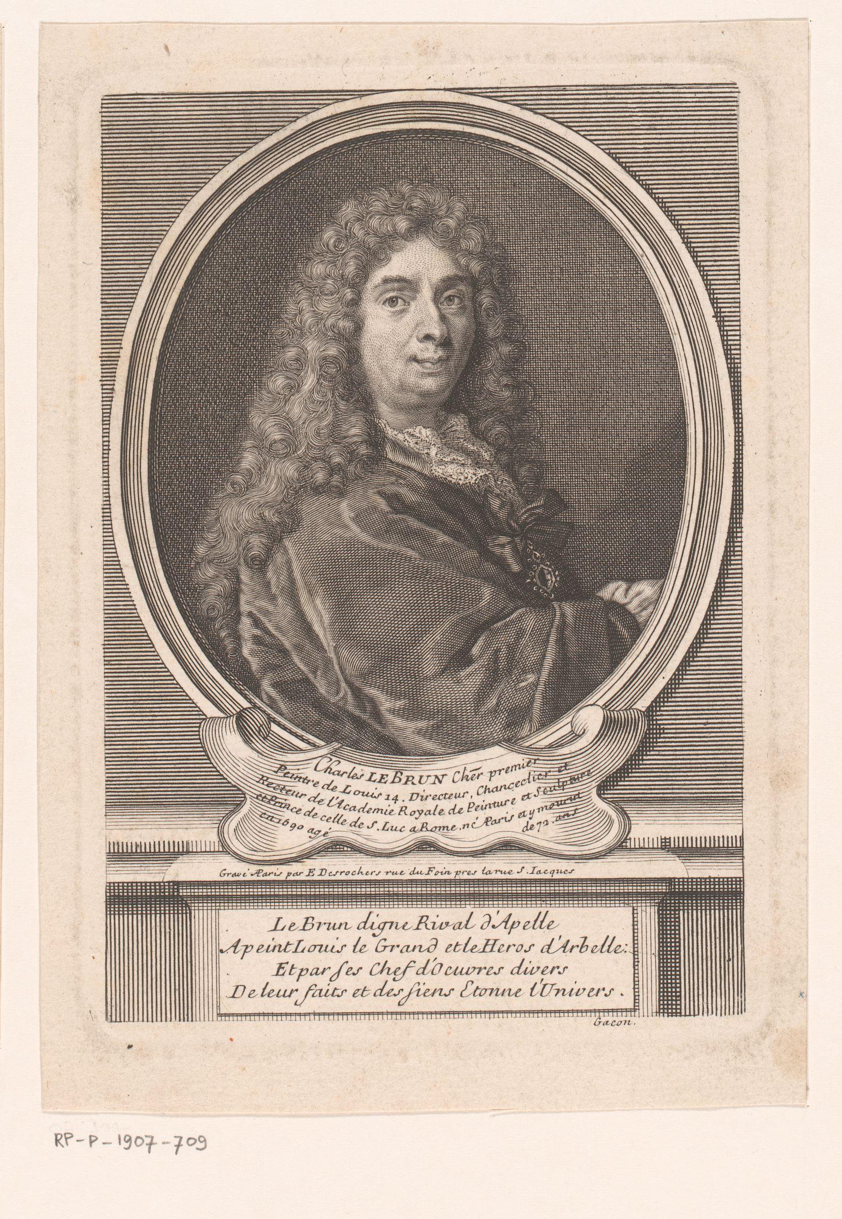 Portret van Charles le Brun