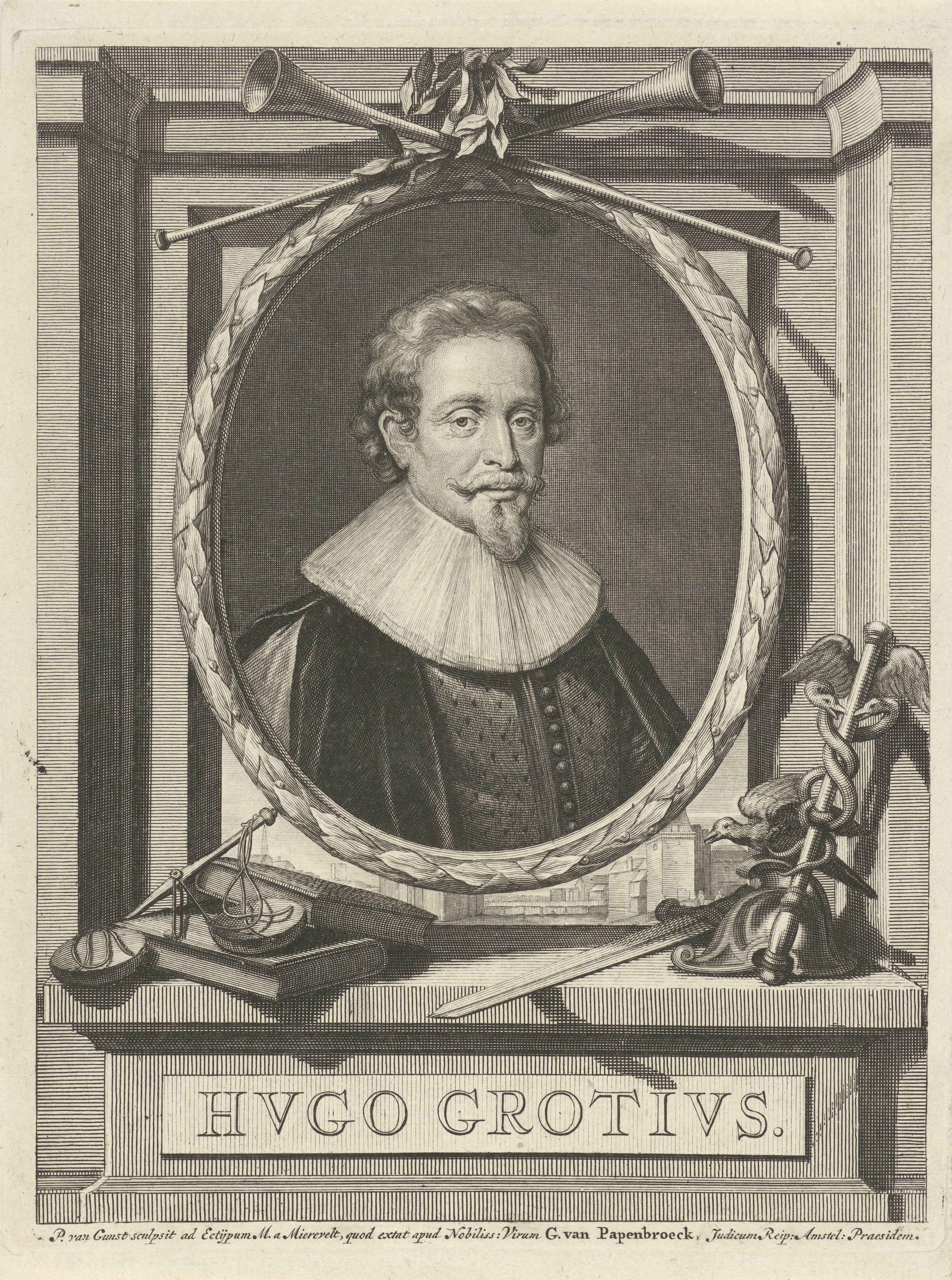 Portret van Hugo de Groot