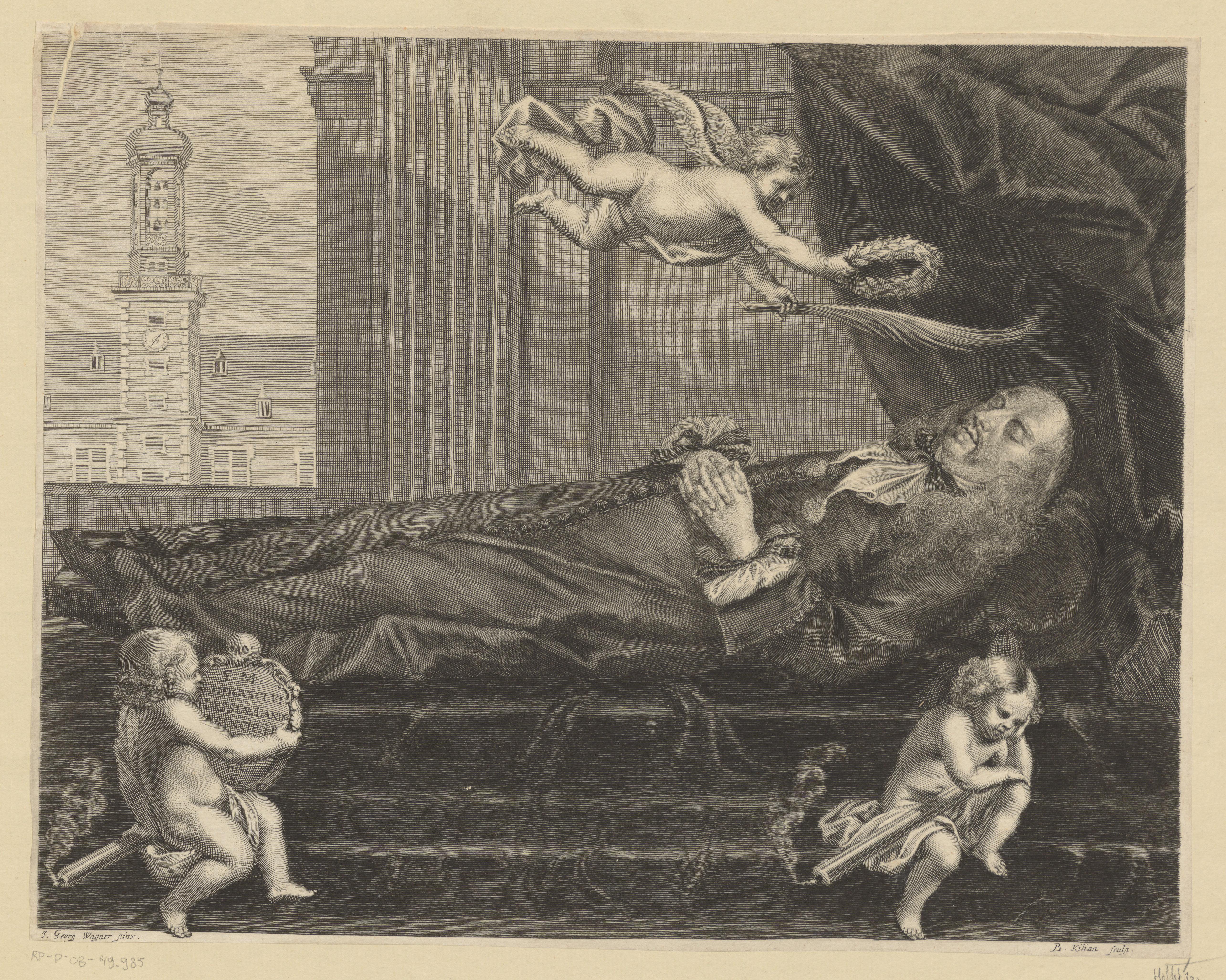 Ludwig VI op zijn doodsbed