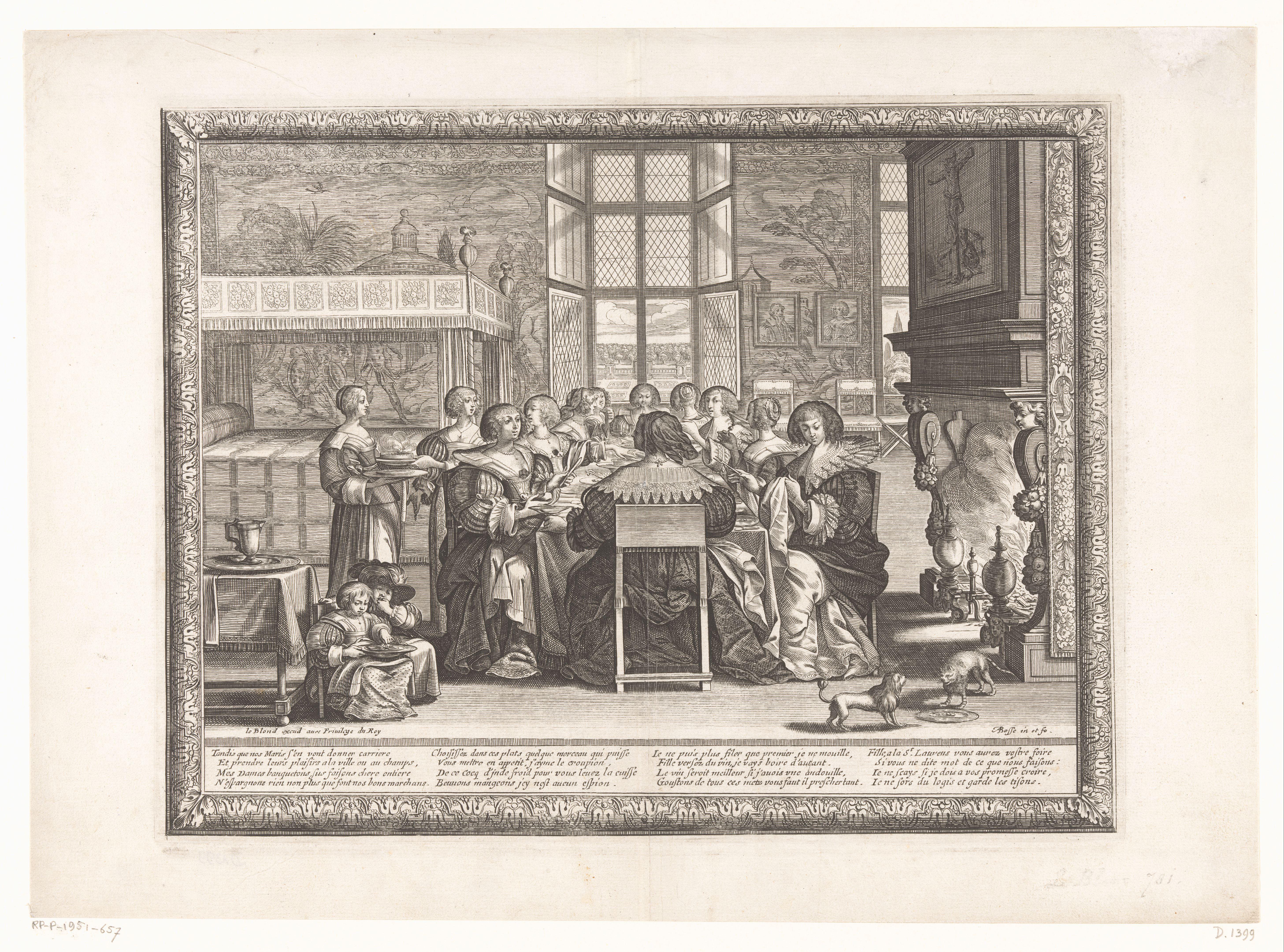 Dinerende vrouwen aan een tafel