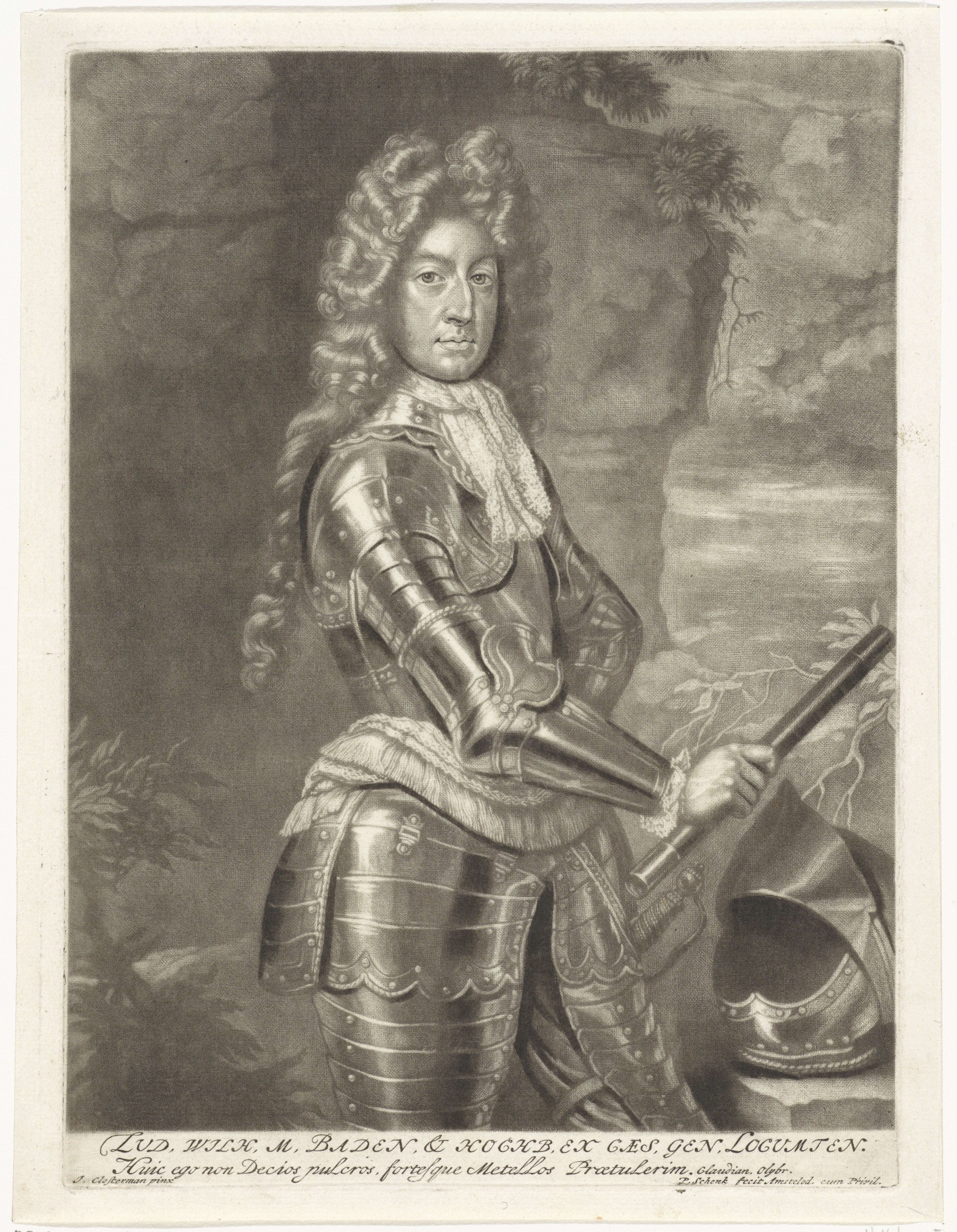 Portret van Ludwig Wilhelm von Baden