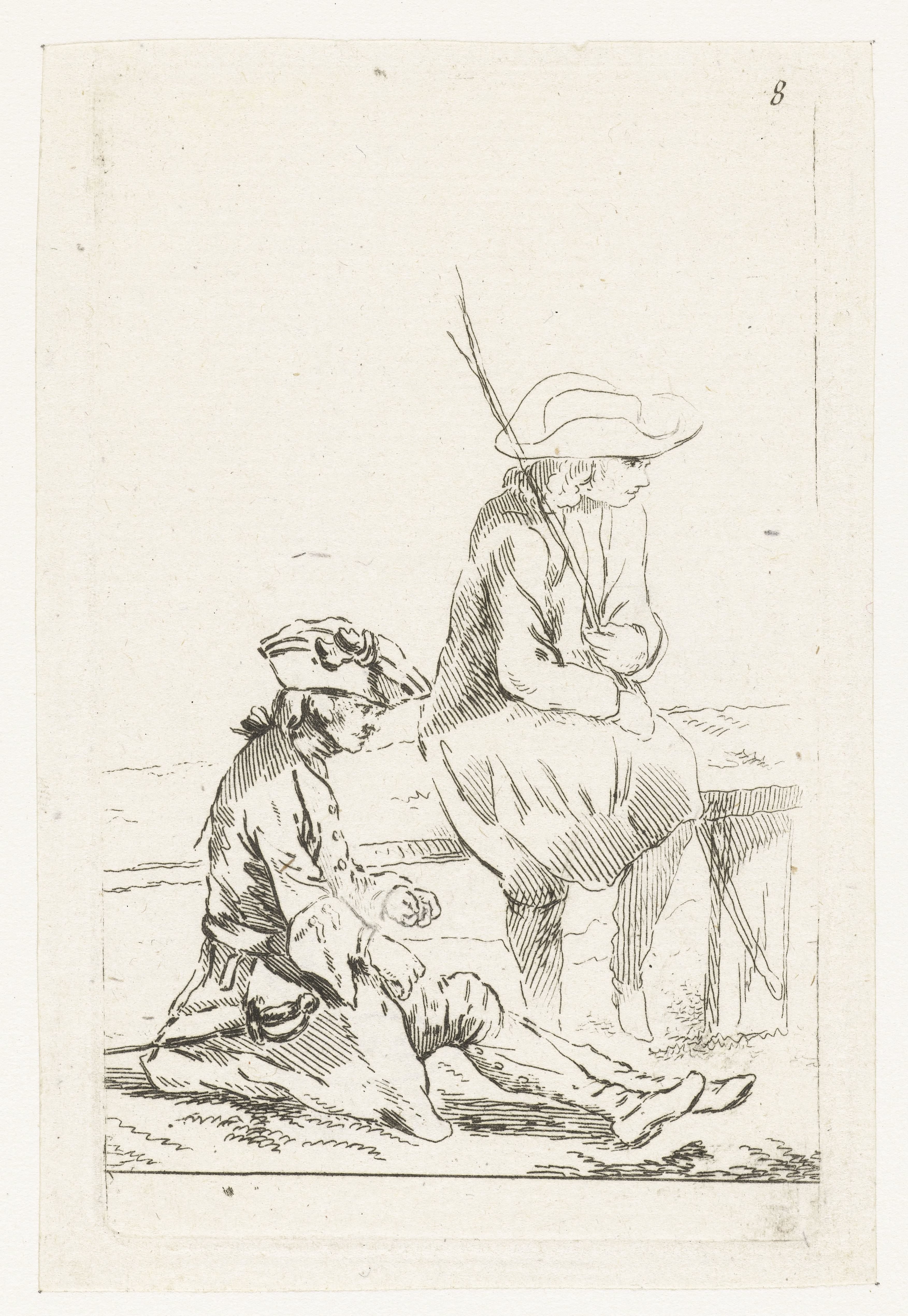 Soldaat en een boer