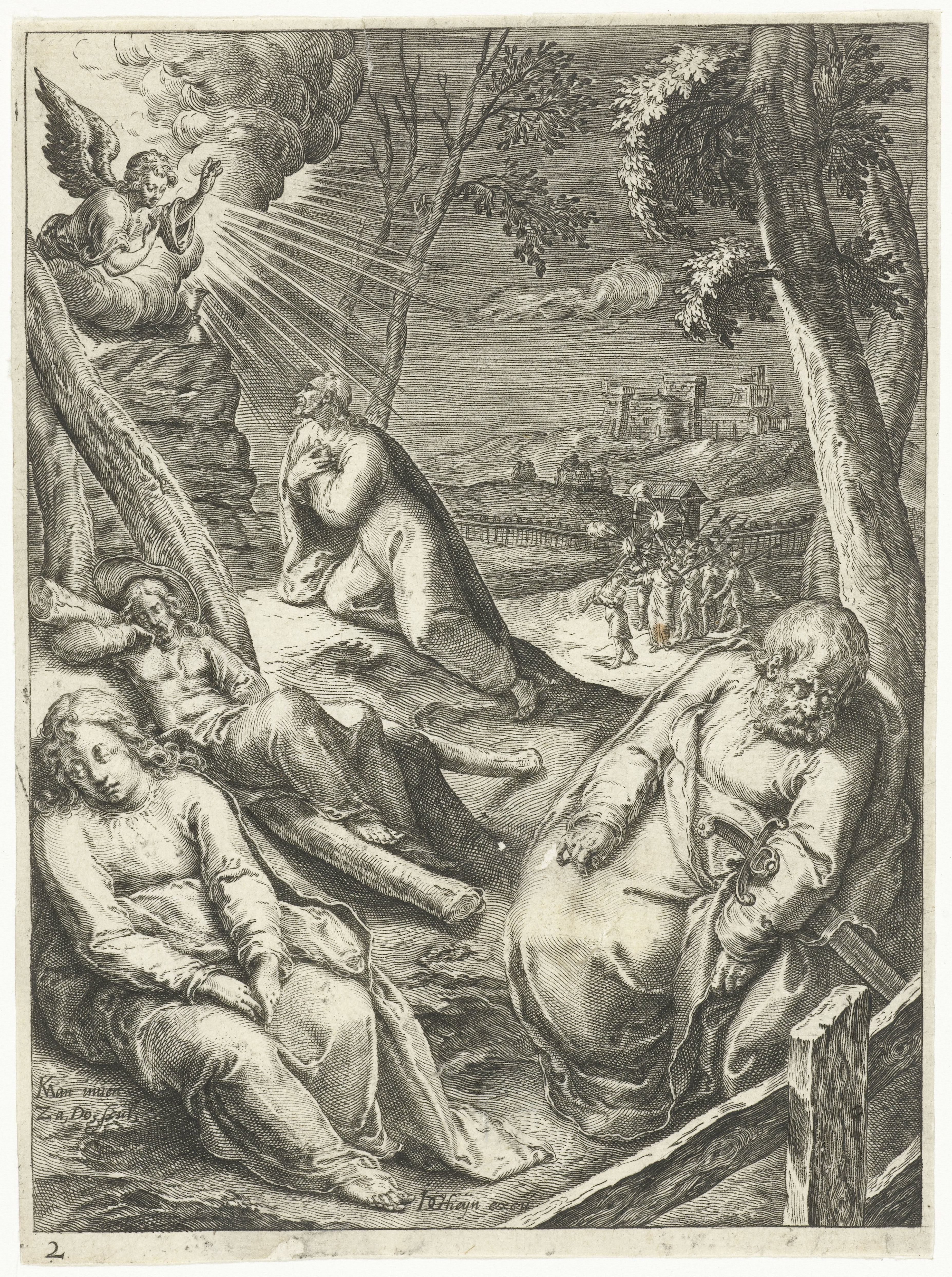 Christus in de hof van Gethsemane