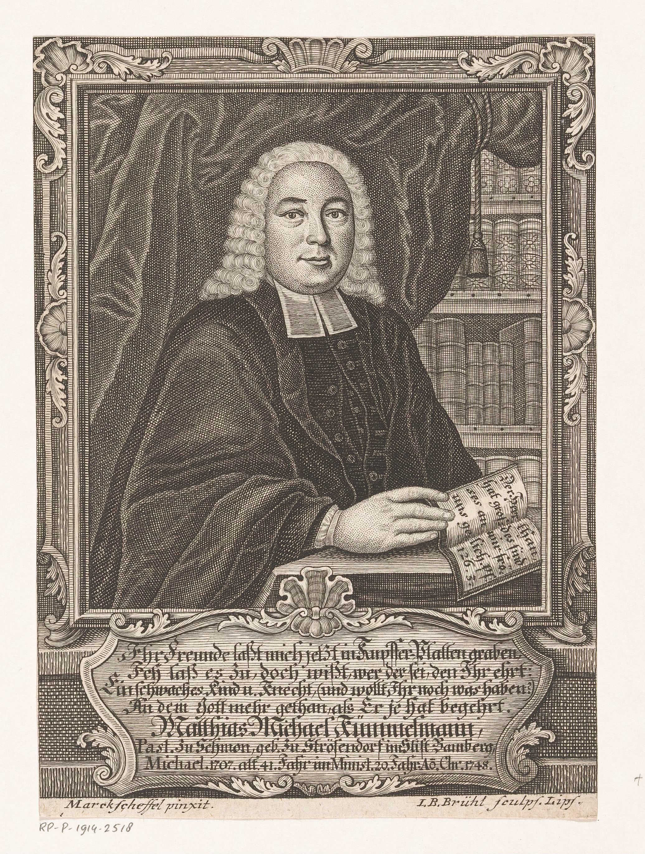 Portret van Matthias Michael Kümmelmann