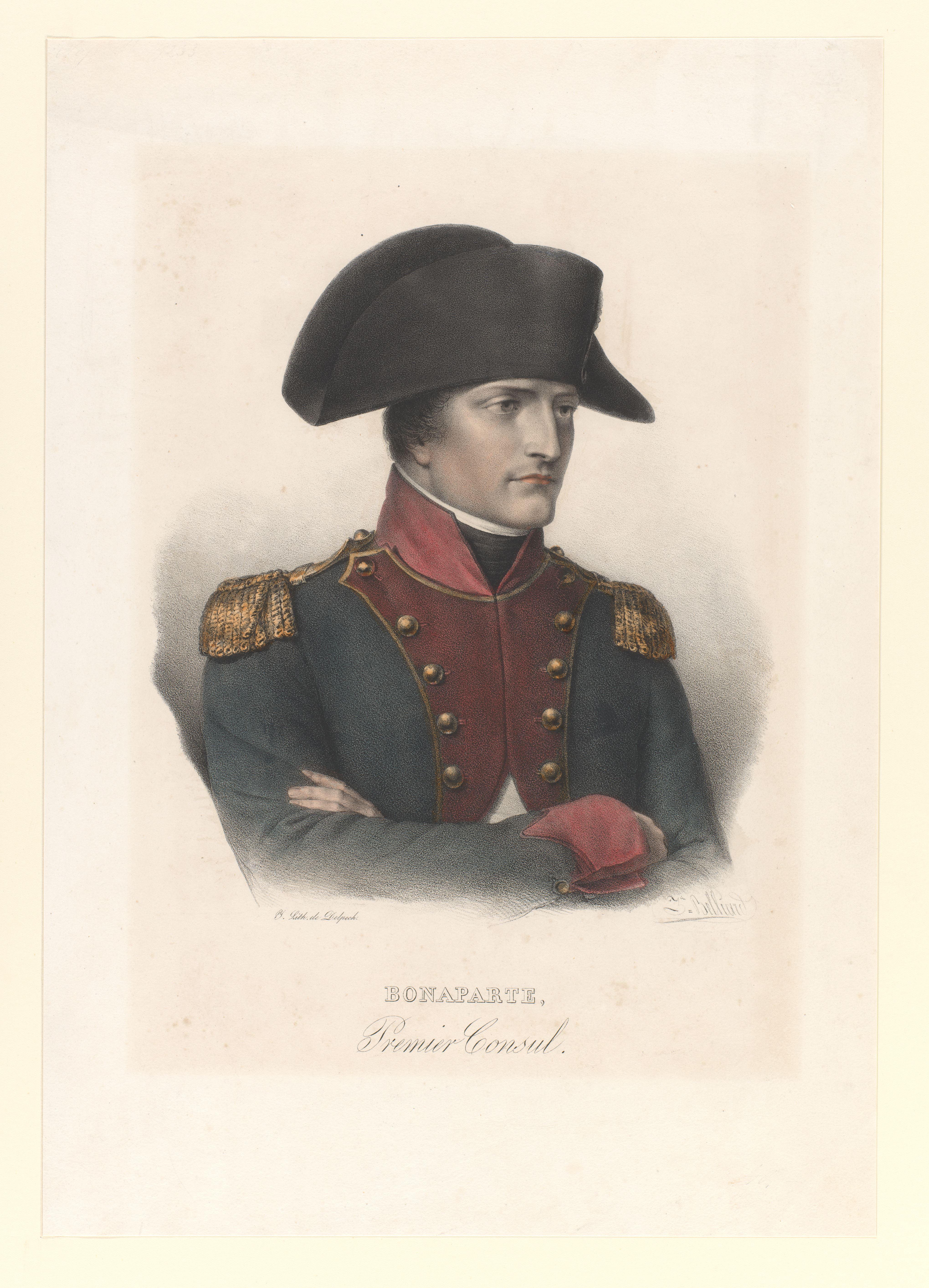 Portret van Napoleon I Bonaparte als eerste consul