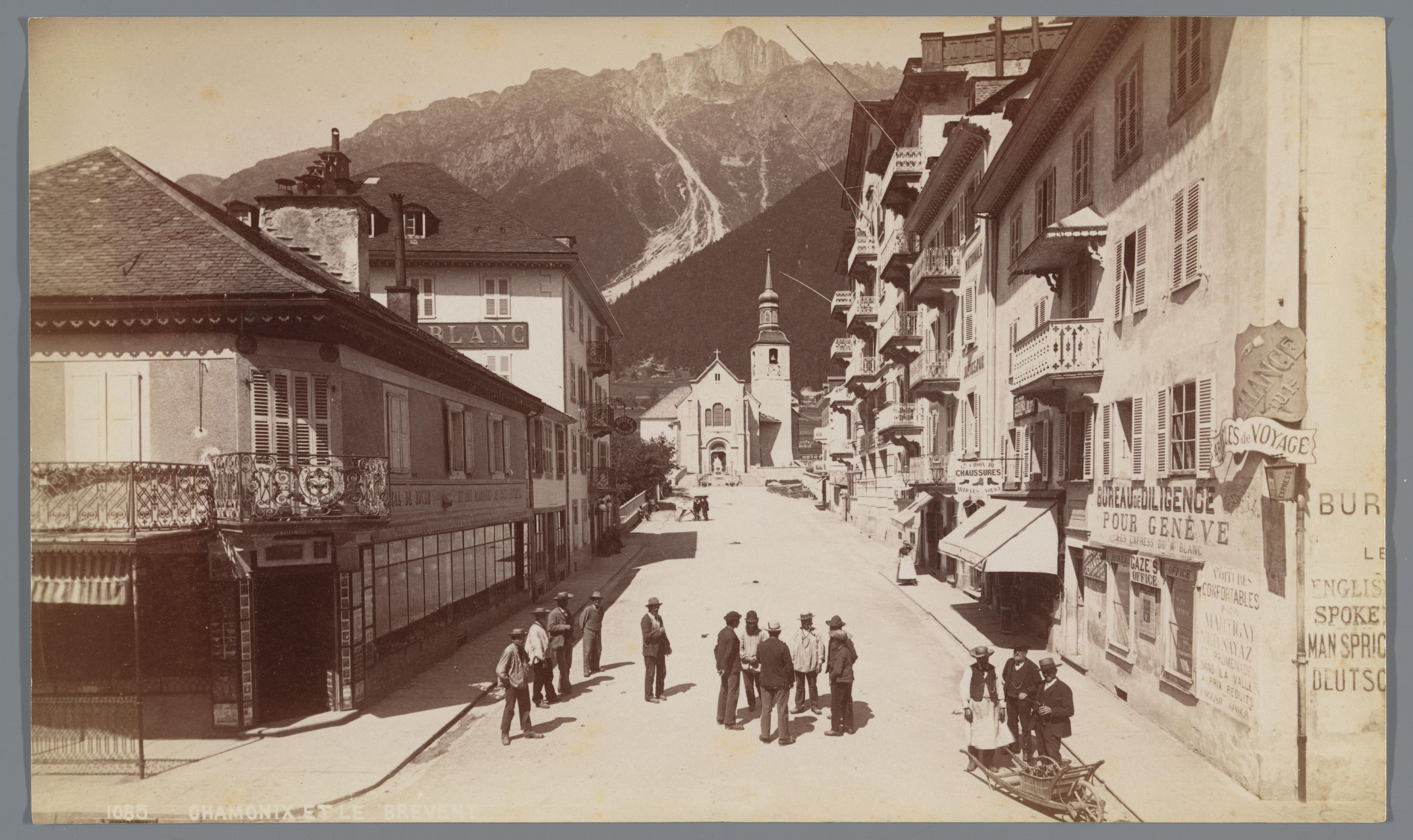 Straat in Chamonix