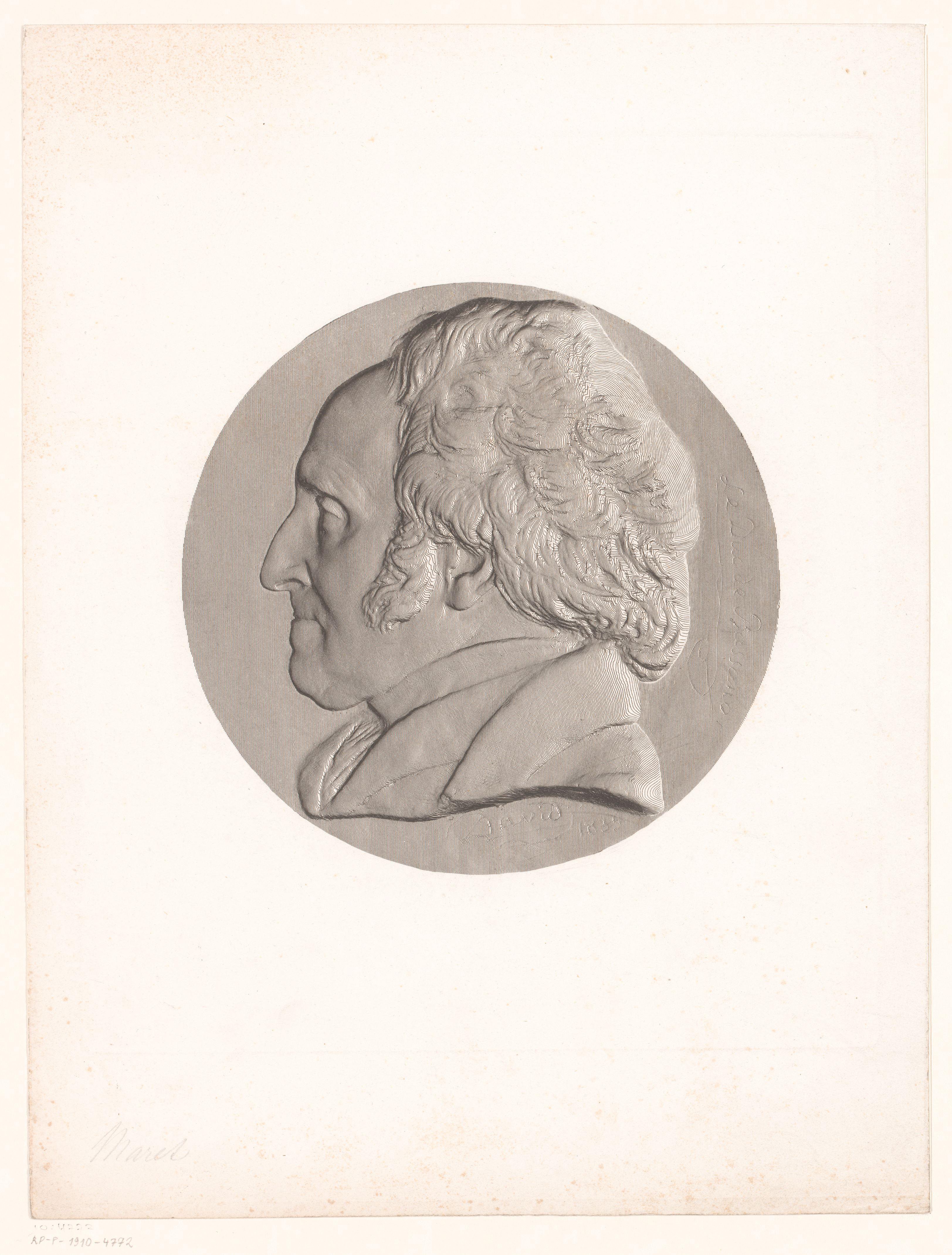 Medaille met portret van Hugues-Bernard Maret