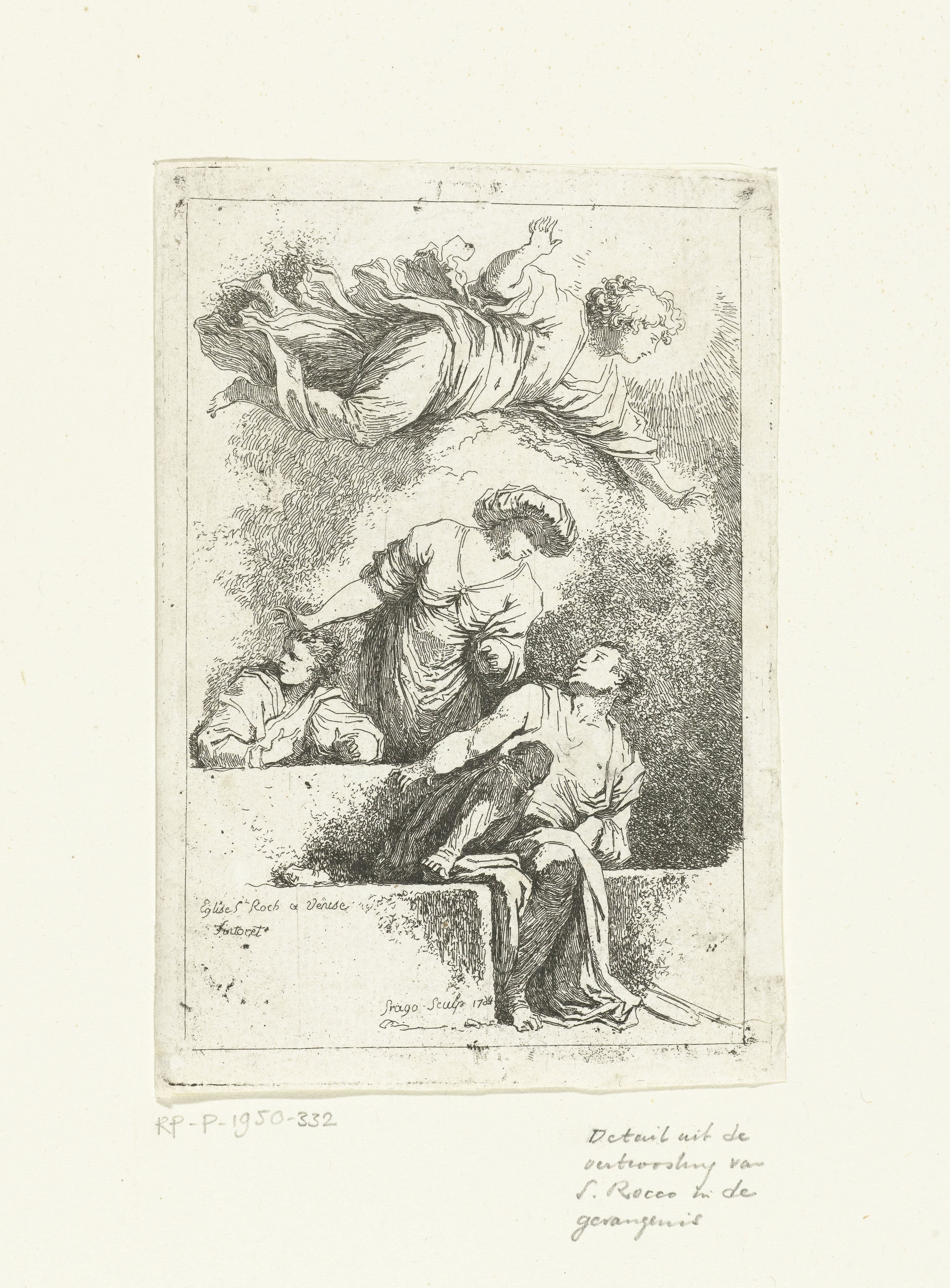 Heilige Rocchus in de gevangenis
