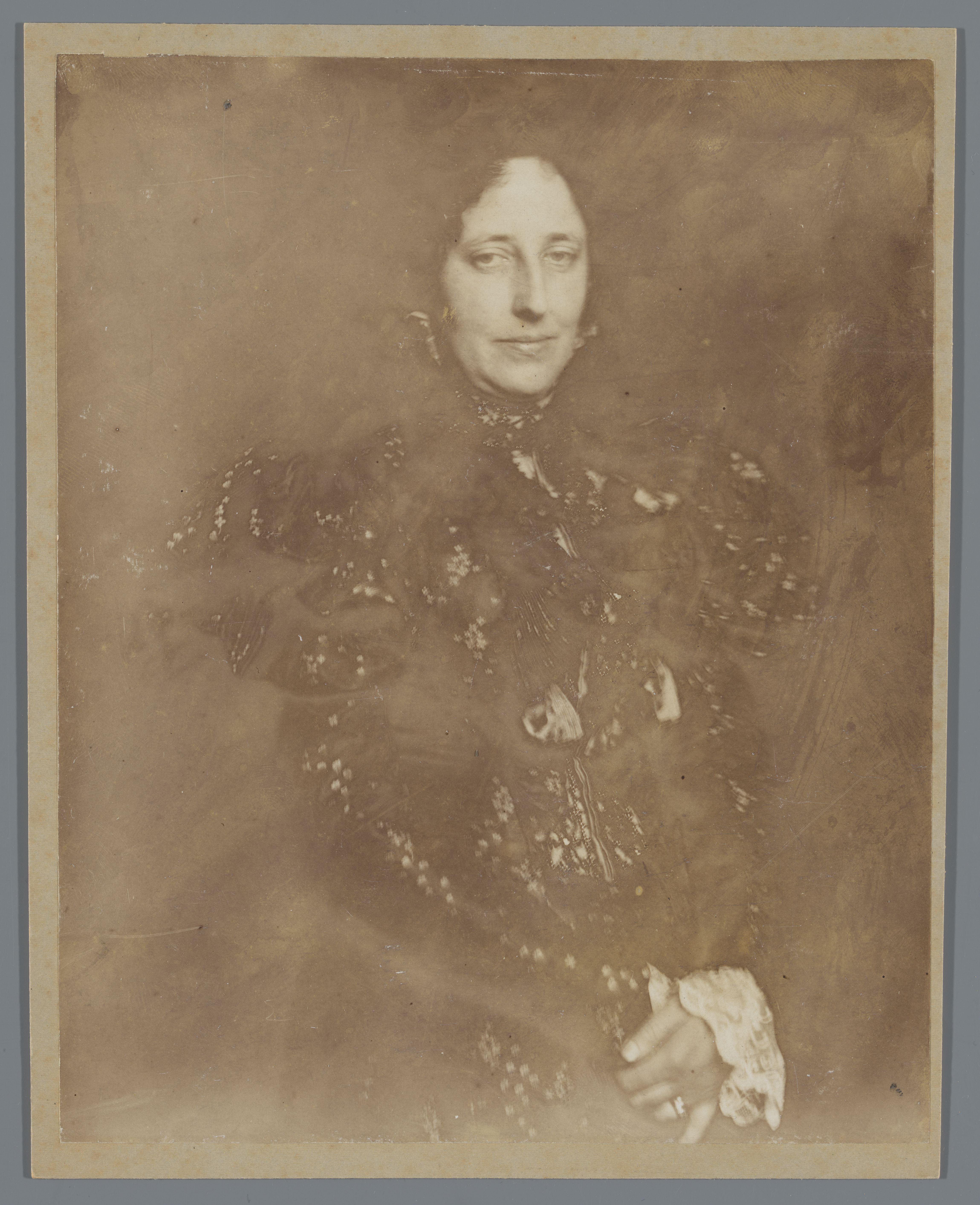 Portret van Johanna Stam, de echtgenote van de schilder Herman van der Weele