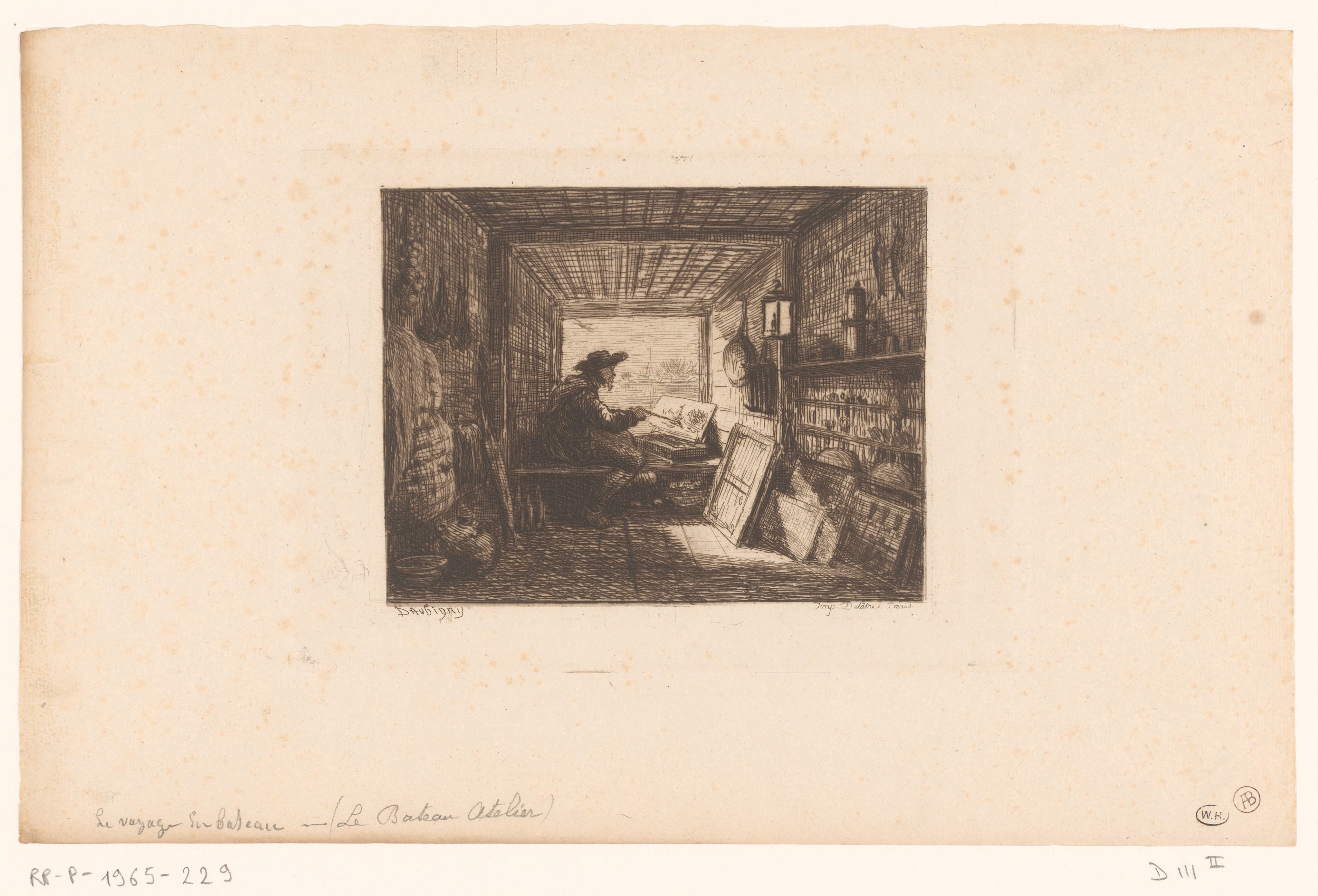 Atelier van een kunstenaar