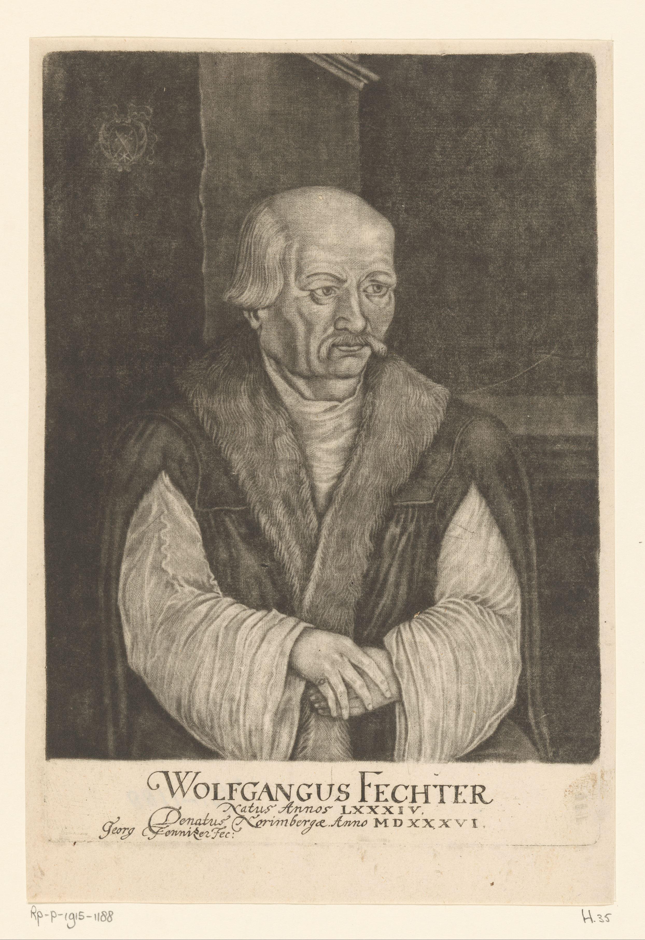Portret van Wolfgang Fechter