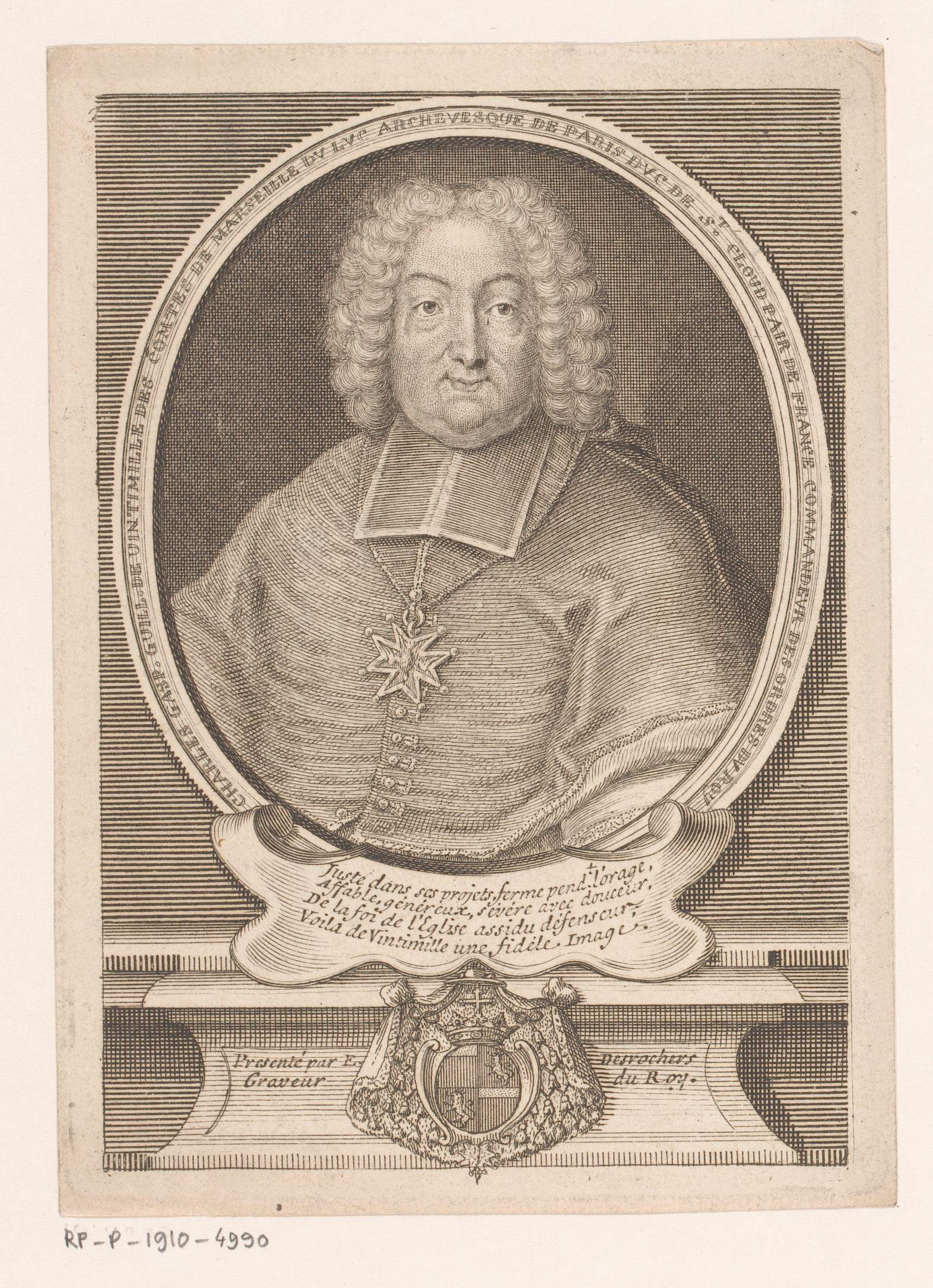 Portret van Charles-Gaspard-Guillaume de Vintimille du Luc