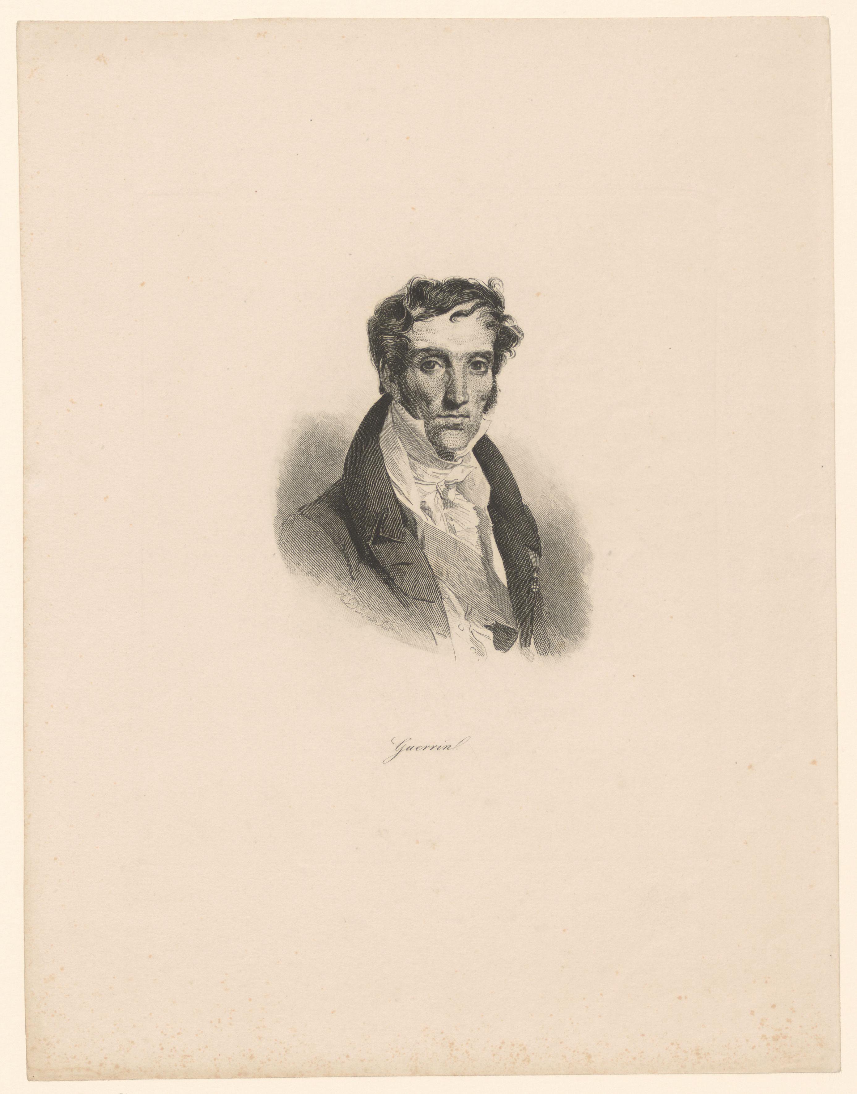Portret van Pierre-Narcisse Guérin