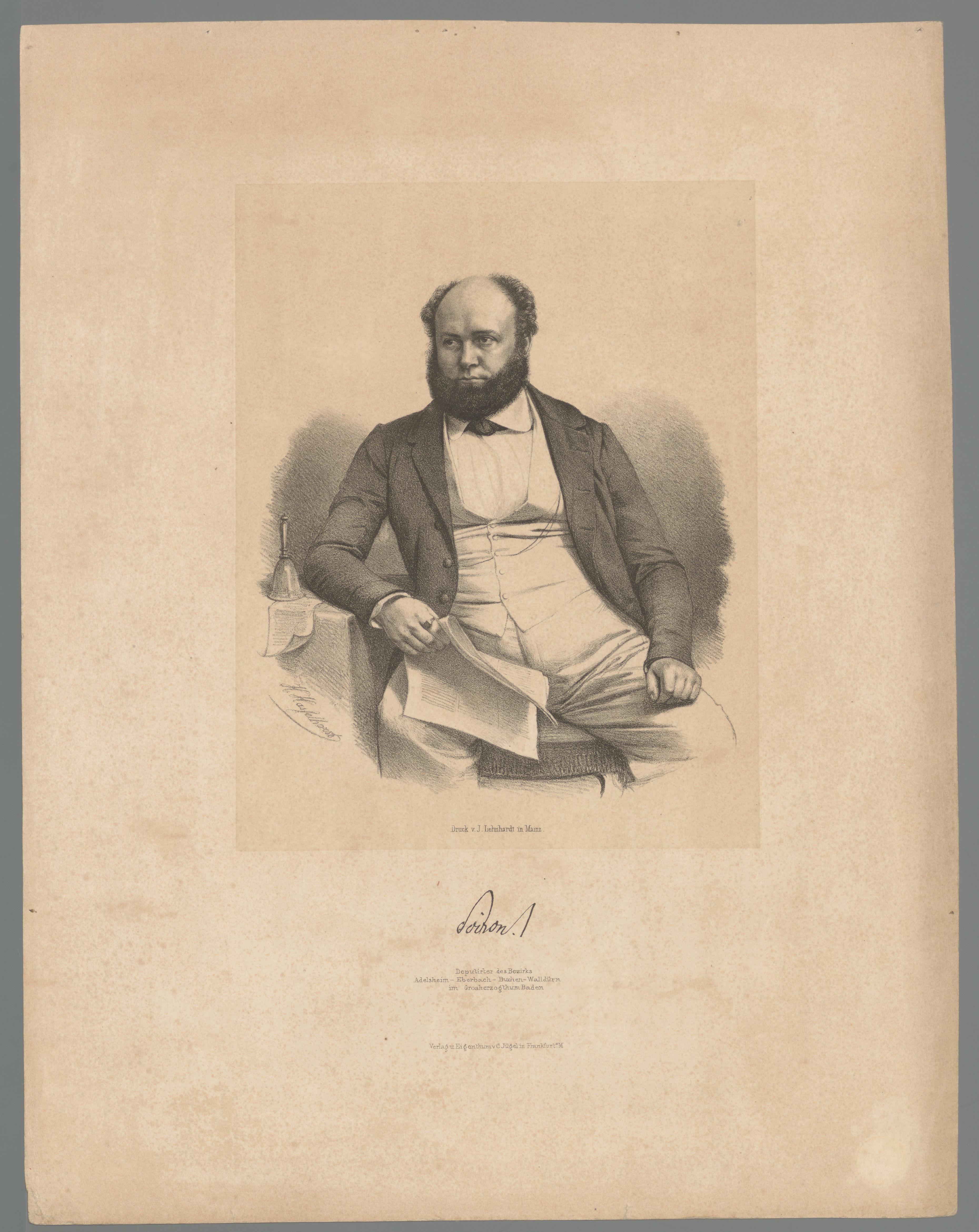 Portret van Alexander von Soiron
