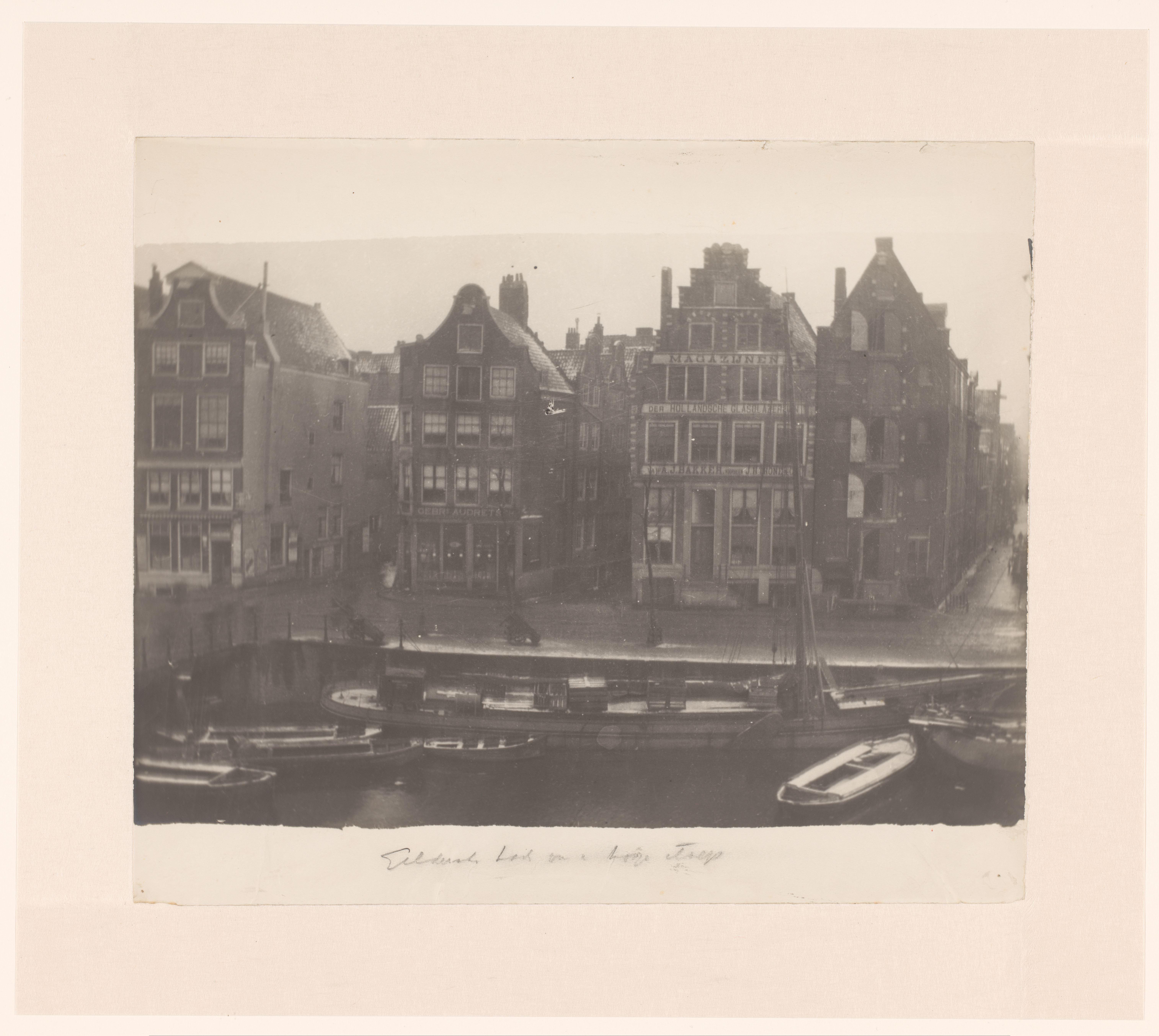View of Geldersekade in Amsterdam