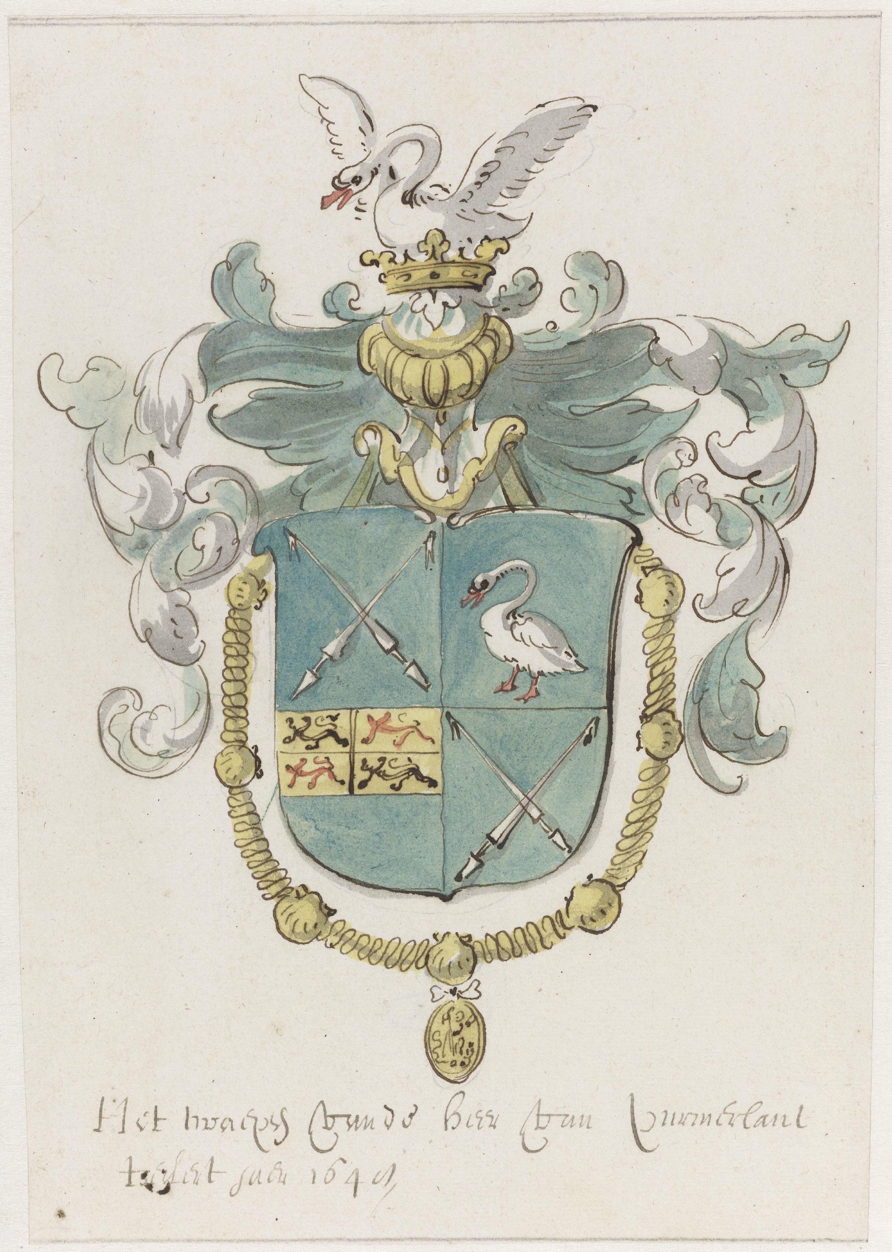 Wapenschild van Frans Banningh Cocq