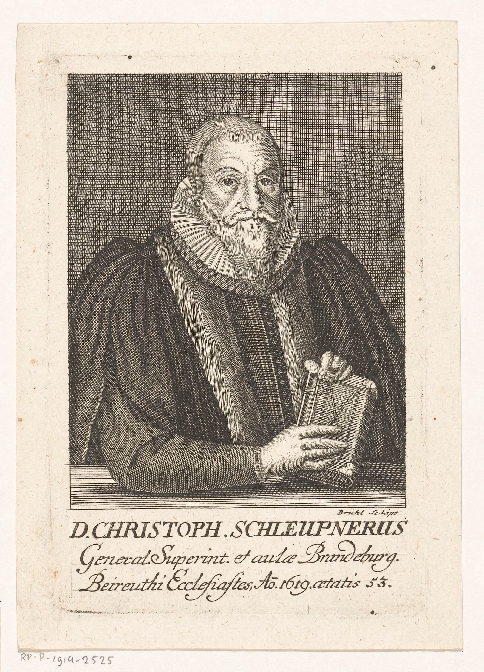 Portret van Christoph Schleupner