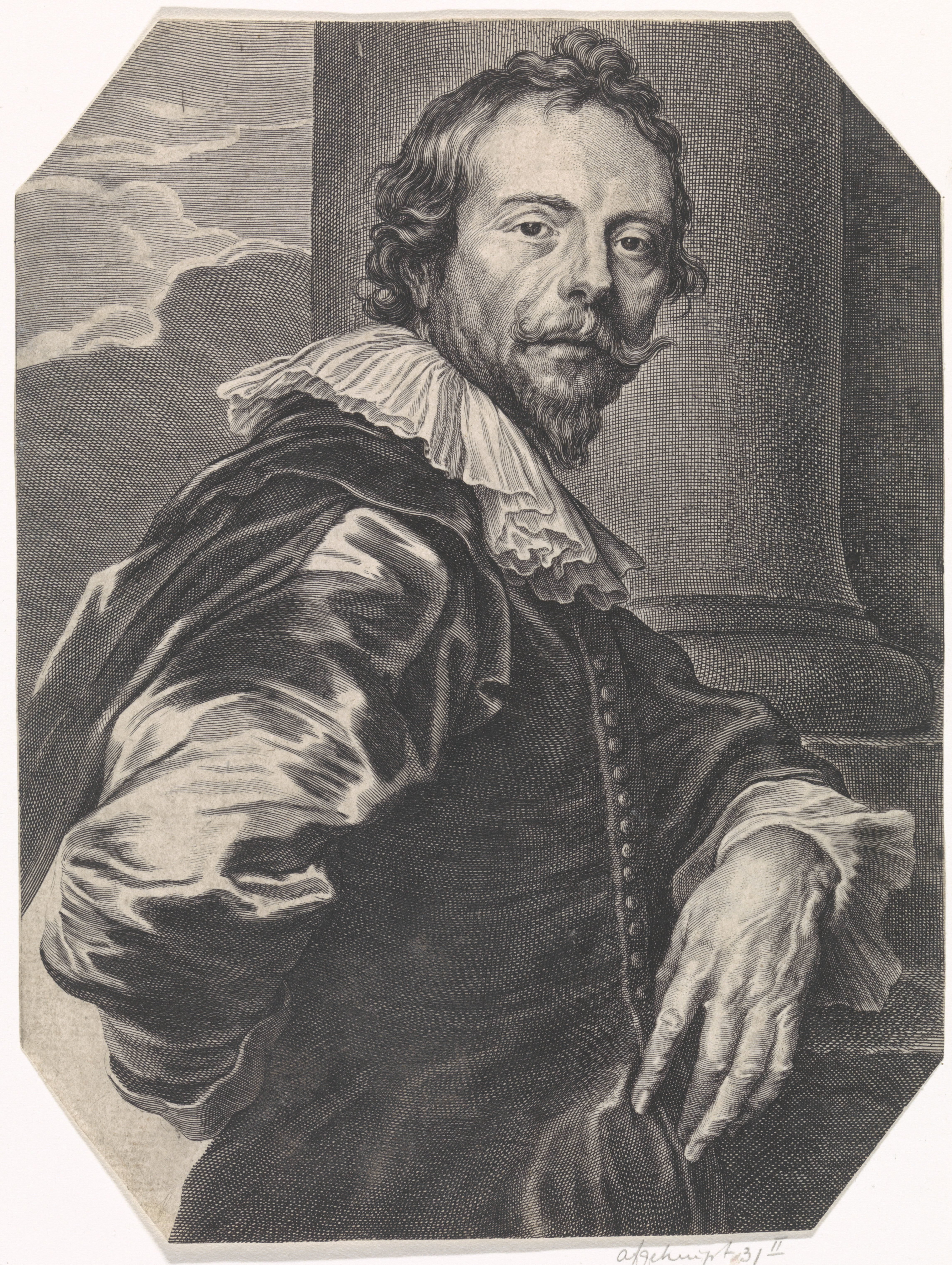Portret van Adam de Coster