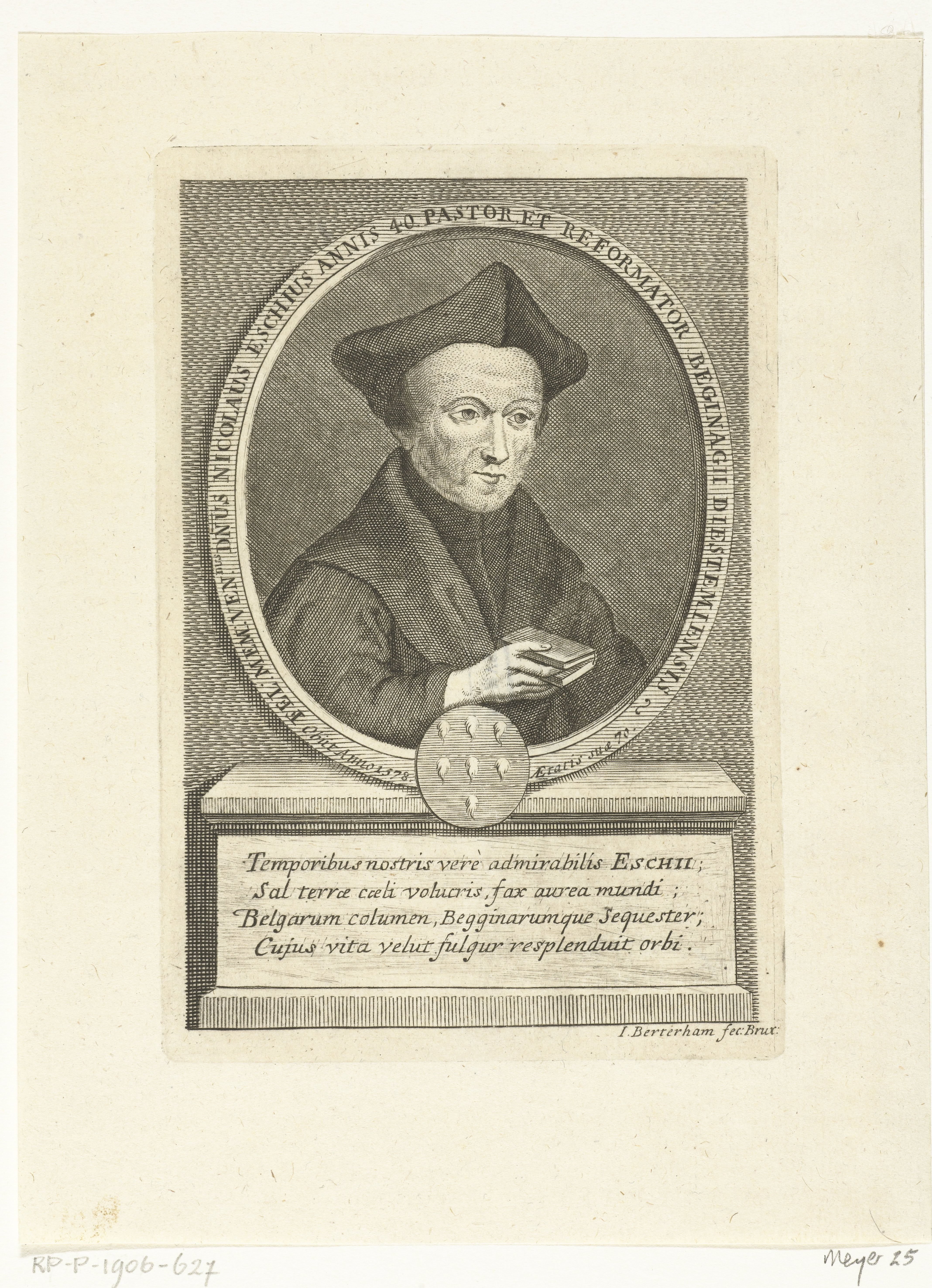 Portret van priester Nicolaas van Esch