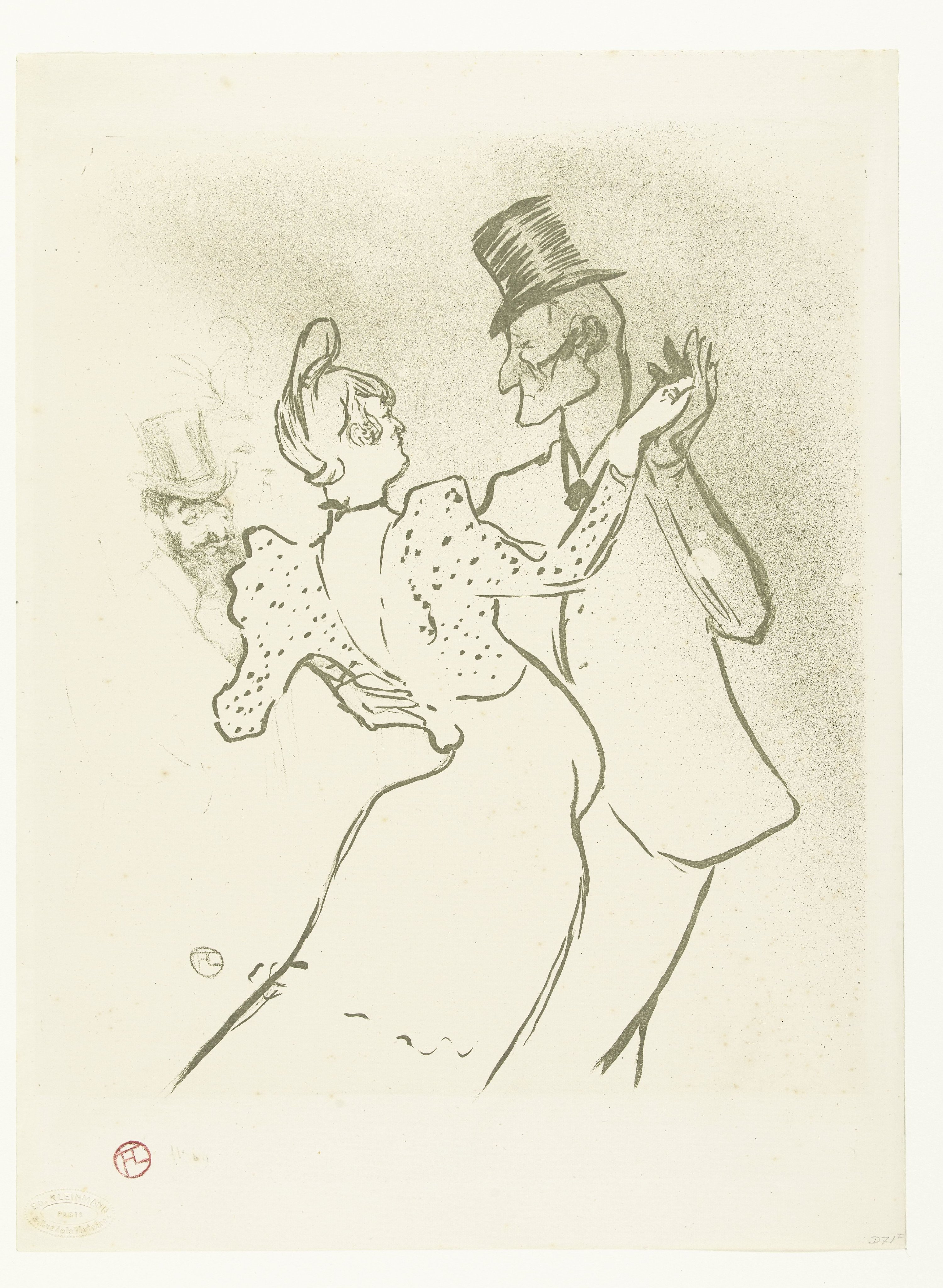 The Dancer La Goulue and Valentin Le Désossé Dancing in the Moulin Rouge