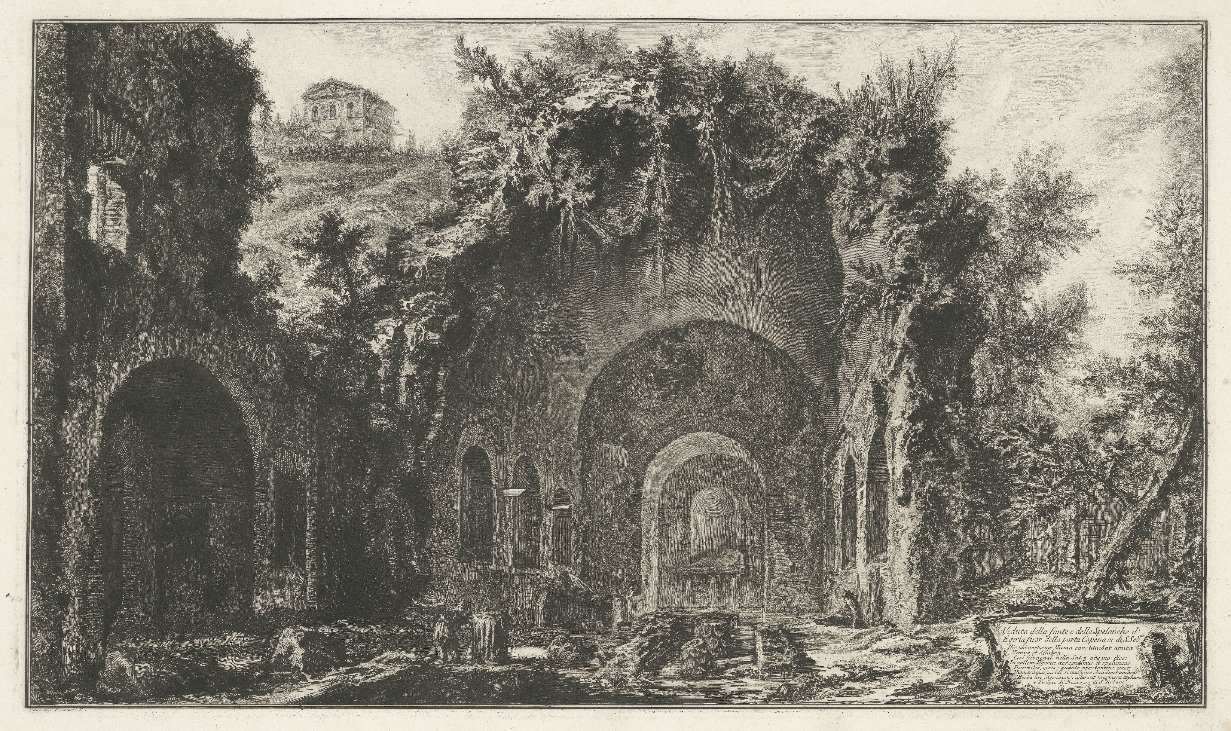 Nymphaeum van Egeria bij Rome