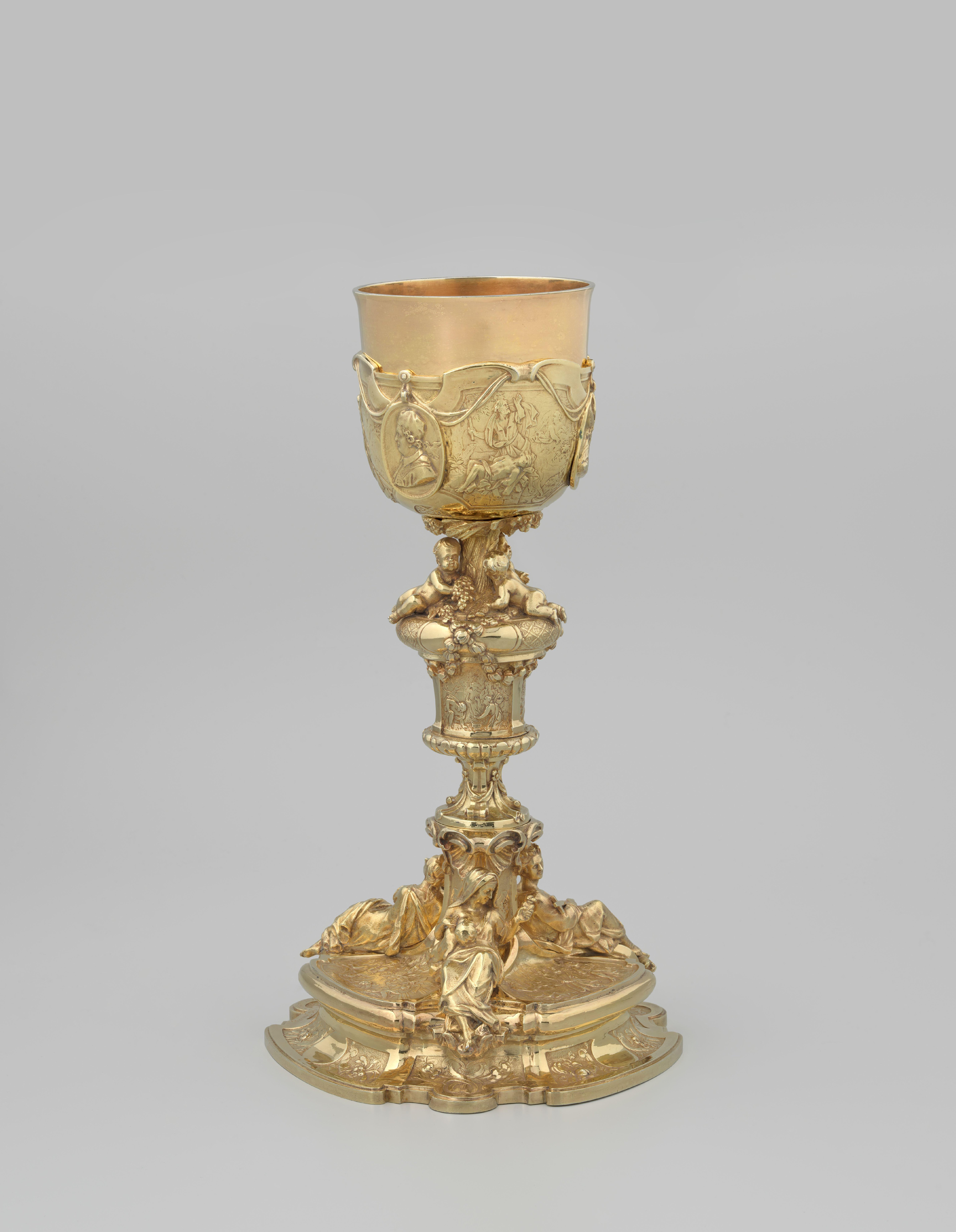 Chalice, paten and spoon