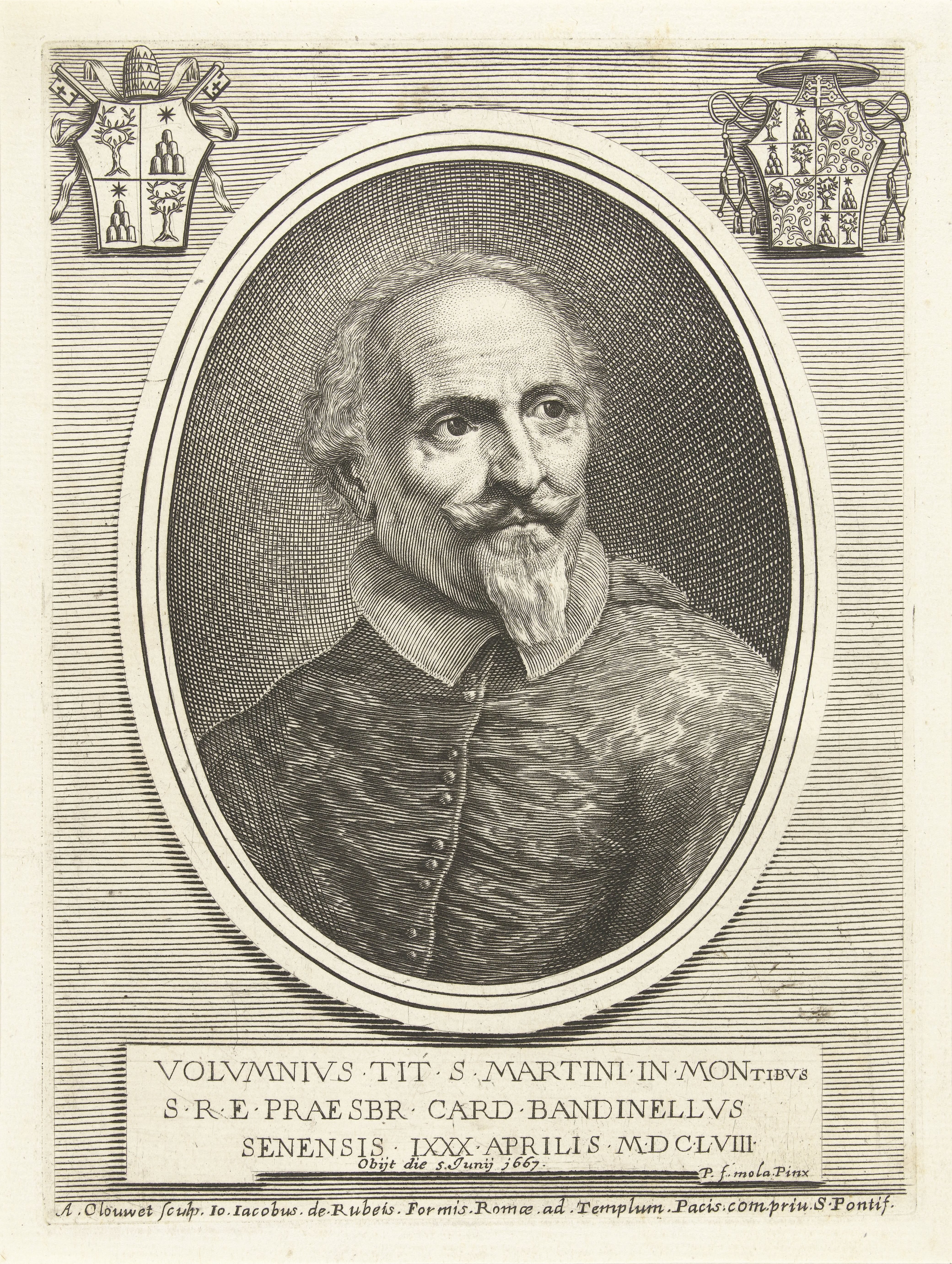 Portret van kardinaal Volumnio Bandinelli