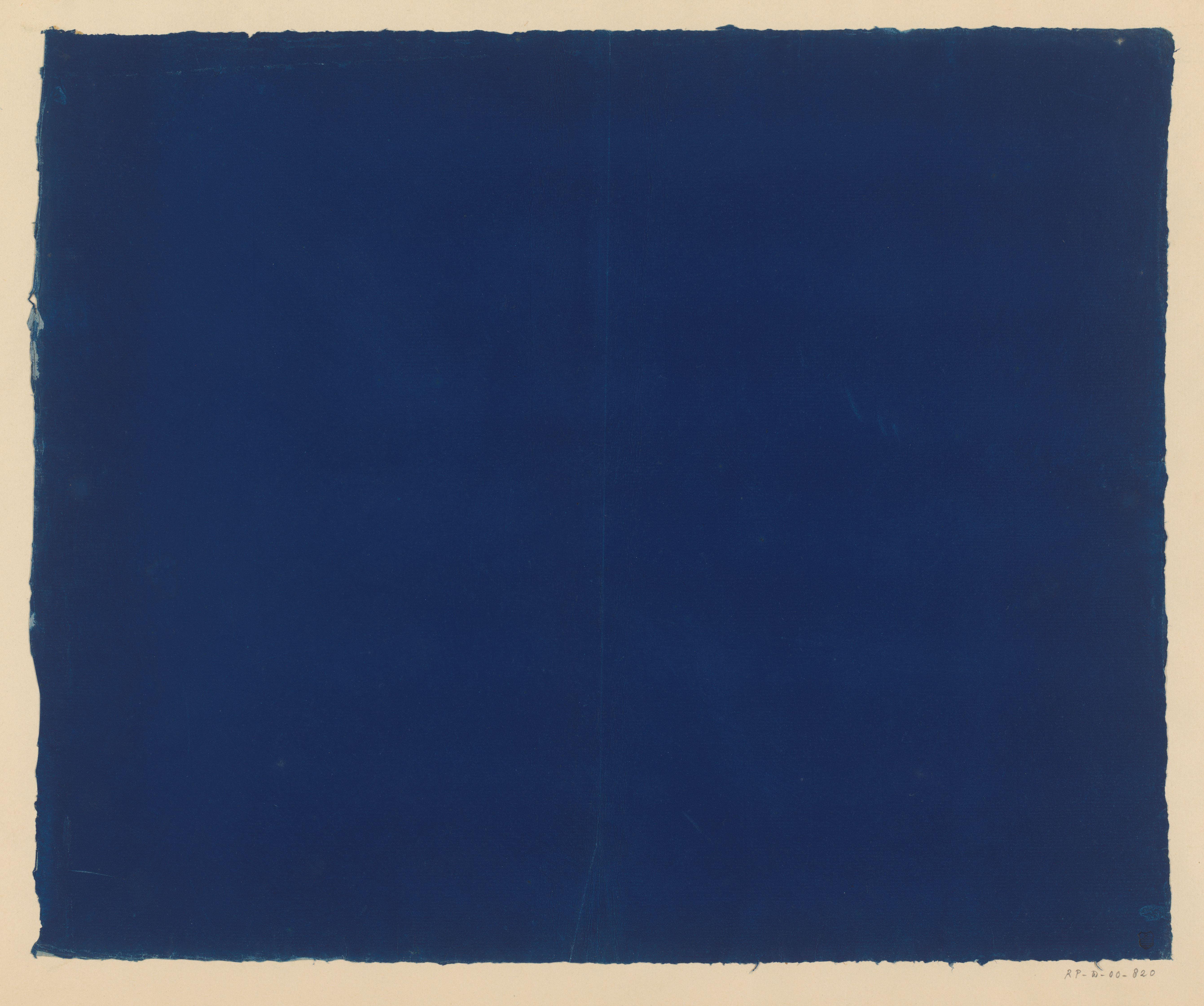 Effen blauw papier