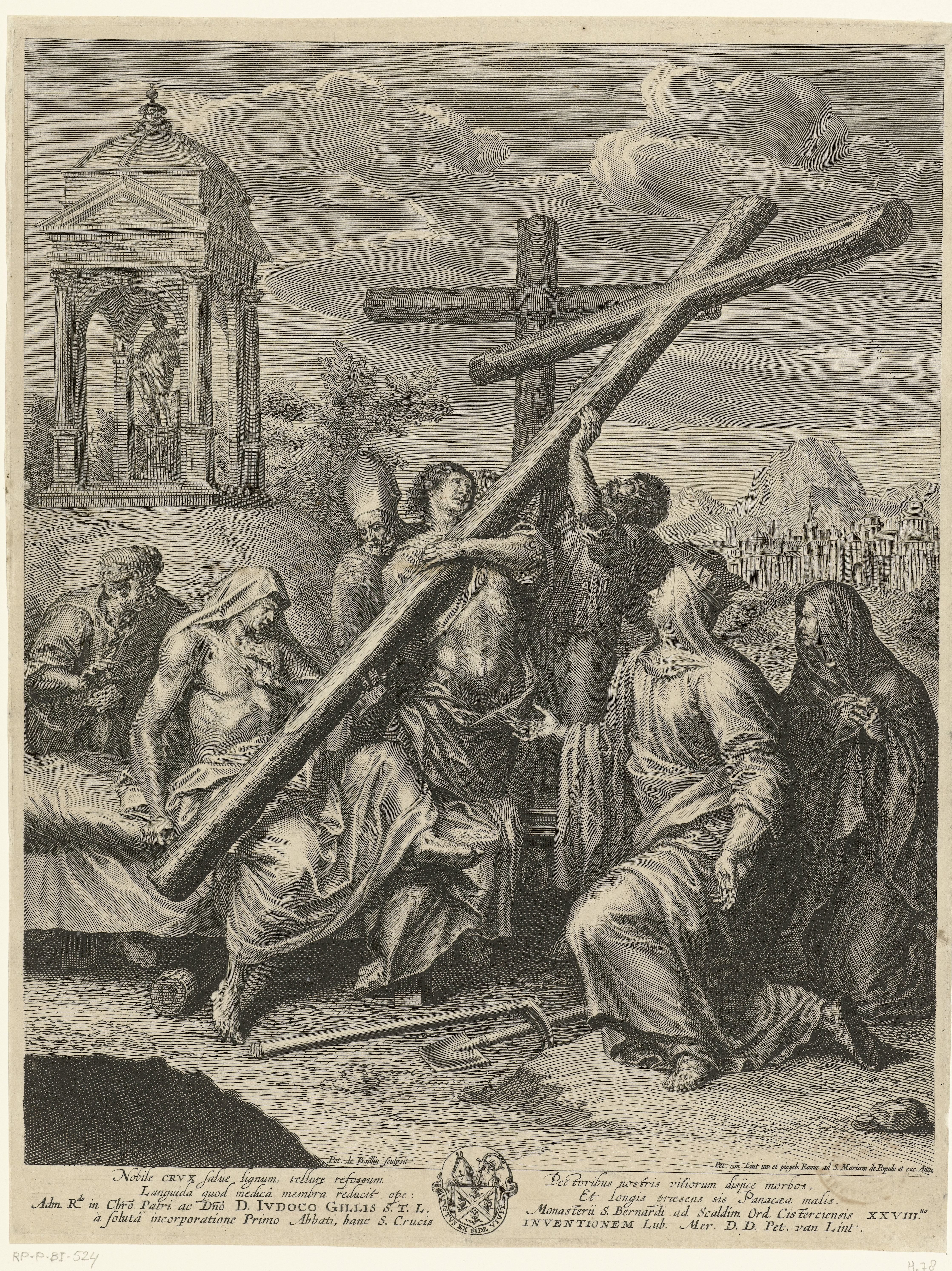Heilige Helena vindt Christus' kruis