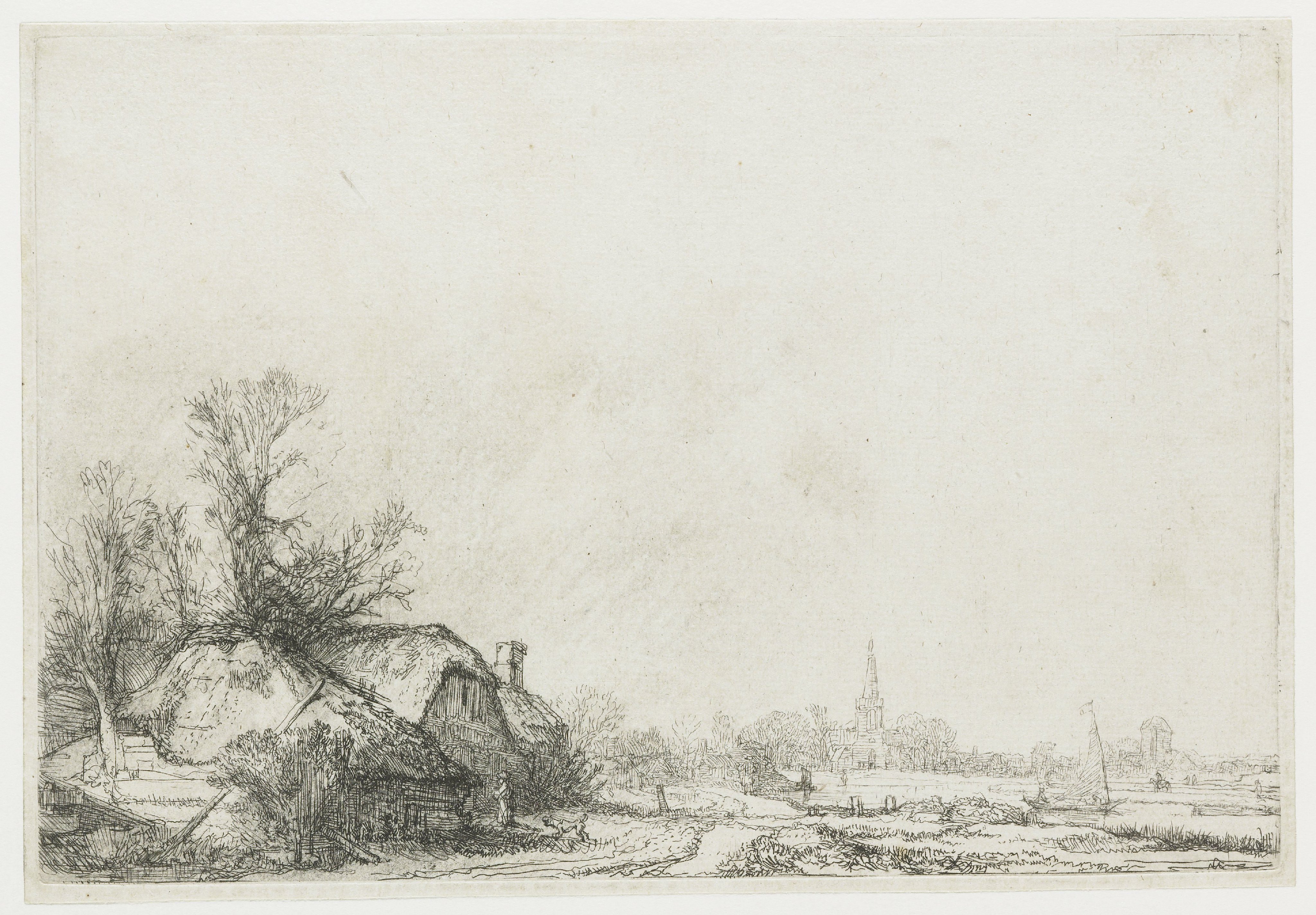 Boerderij aan een vaart: gezicht op Ouderkerk aan de Amstel