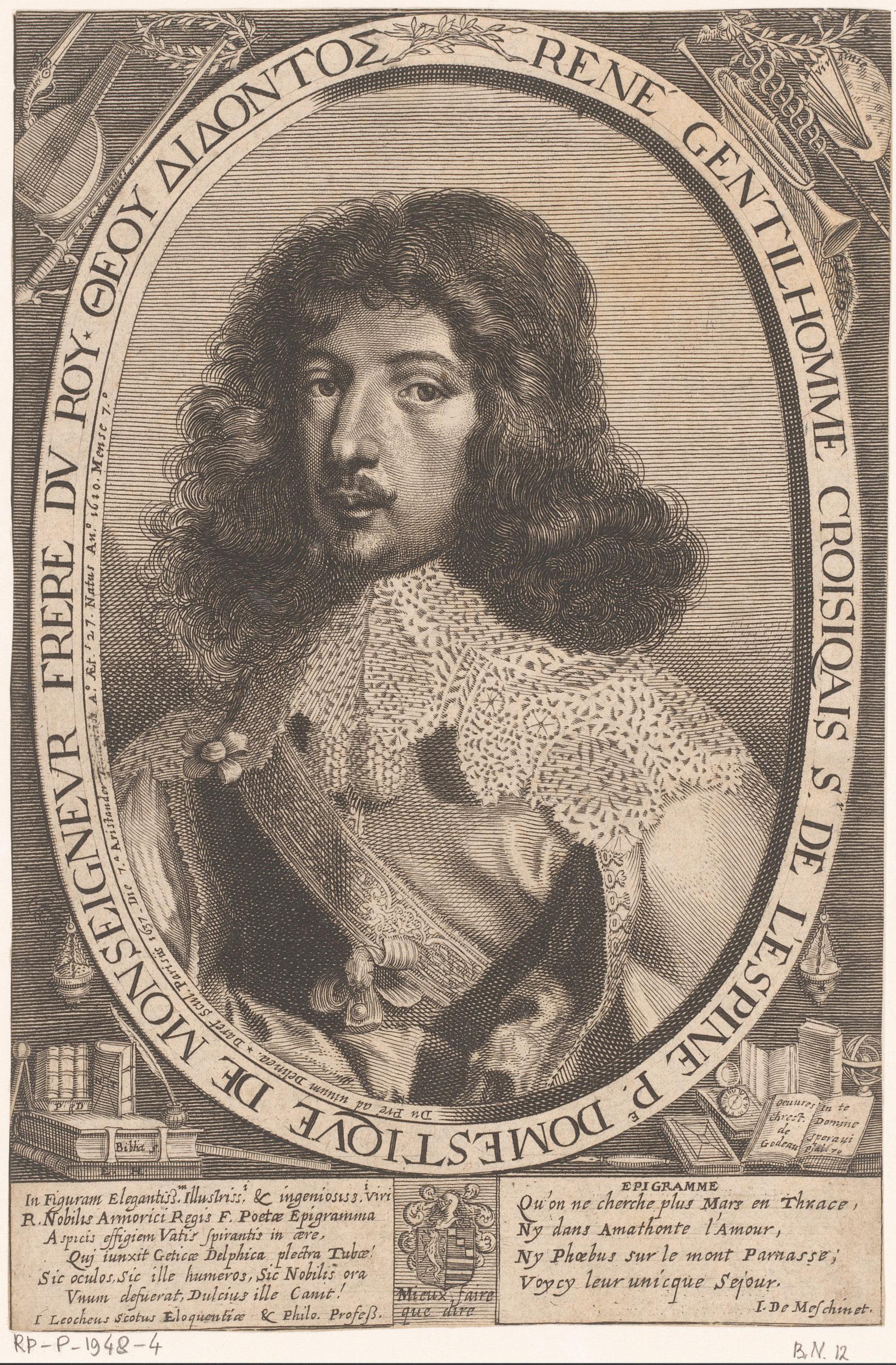 Portret van René Gentilhomme